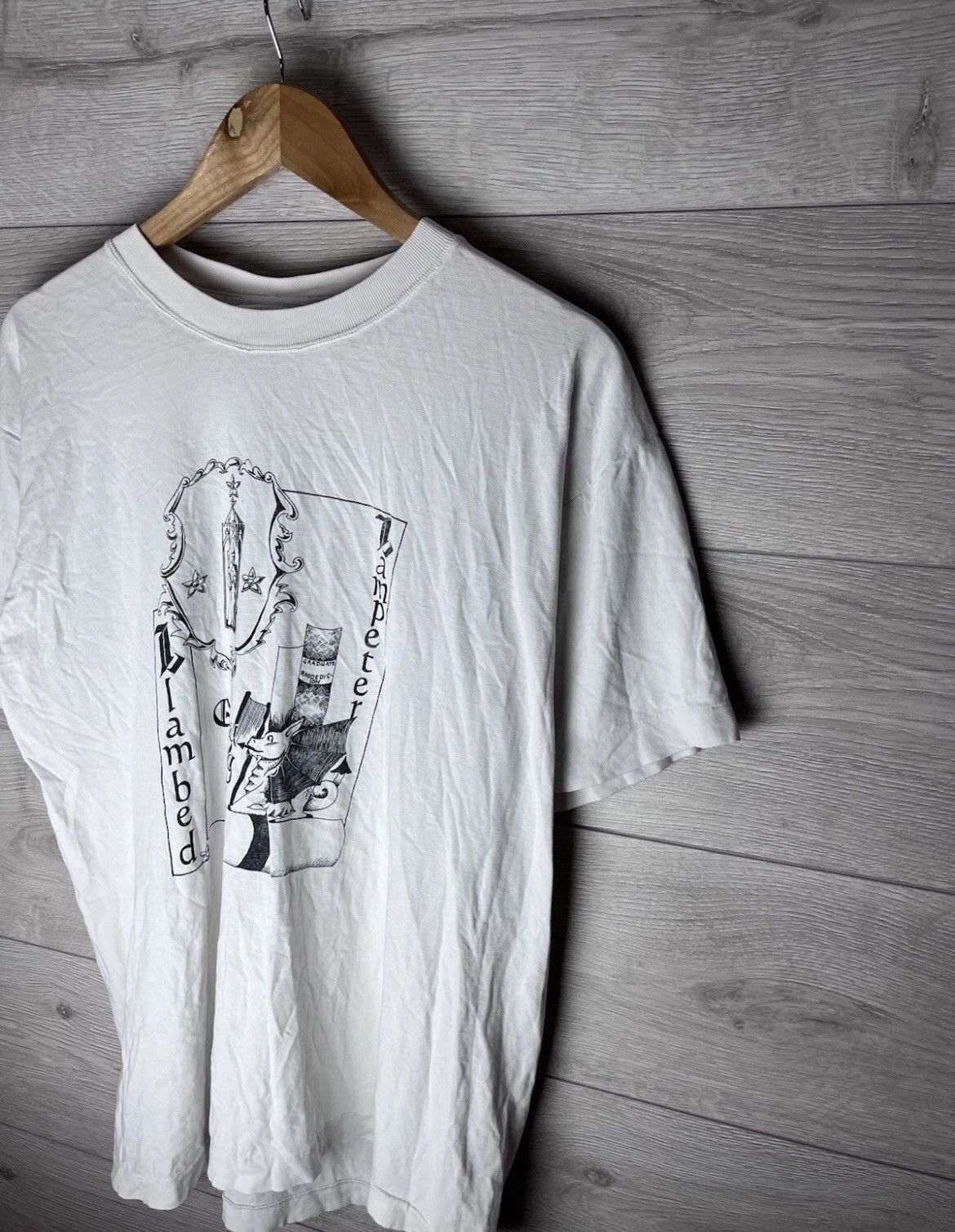 Fruit Of The Loom Vintage mens t-shirt Crazy shirt 1995 size Xl Size US XL / EU 56 / 4 - 2 Thumbnail