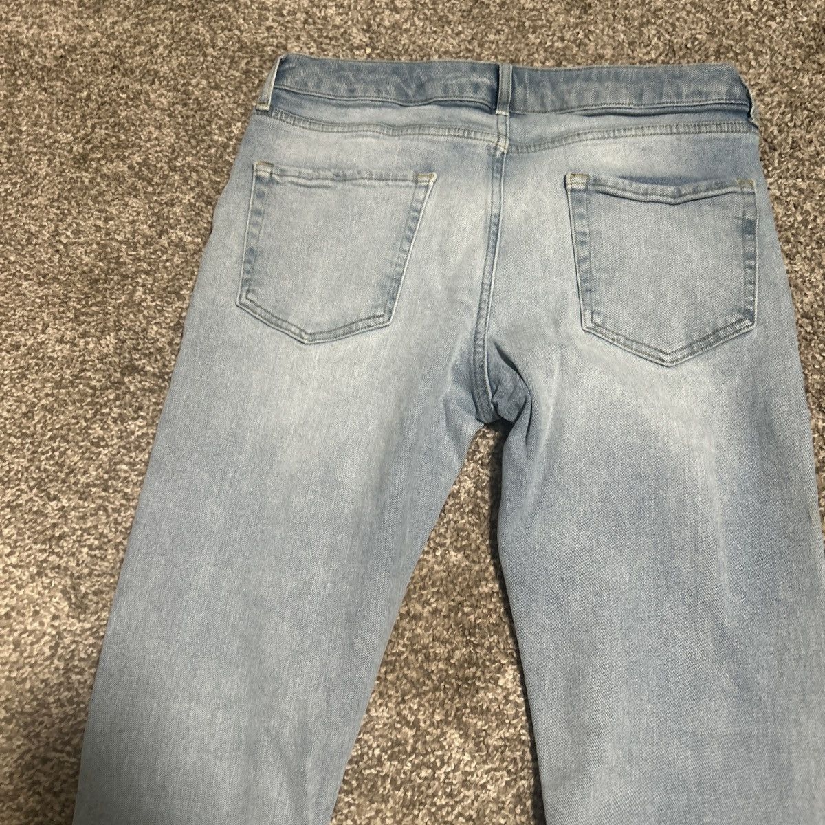 Topman Topman Men’s Stretch Denim Light Blue Skinny Jeans 32x34 Size US 32 / EU 48 - 7 Thumbnail
