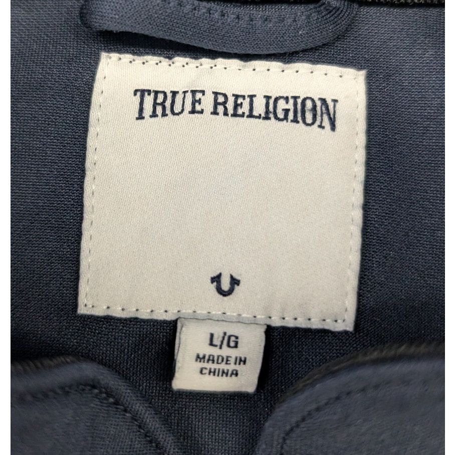 True Religion True Religion Navy Blue full zip track jacket Size US L / EU 52-54 / 3 - 3 Thumbnail