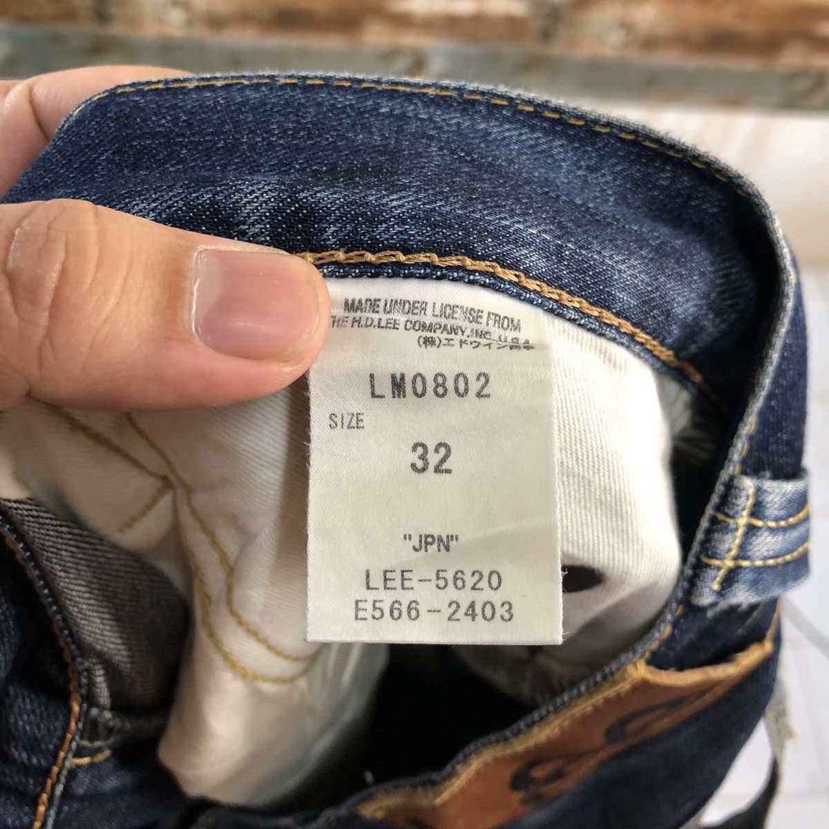 Lee Lee Black Distressed Denim Pants #A2136 Size US 32 / EU 48 - 19 Thumbnail