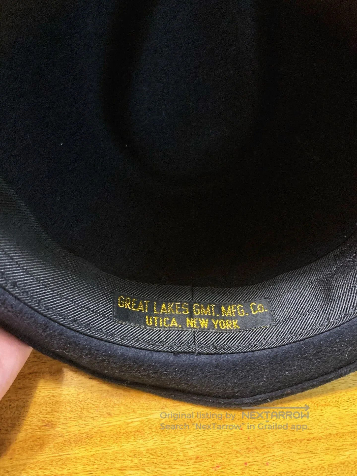Other deep blue wool fedora hat for men. Size ONE SIZE - 5 Thumbnail