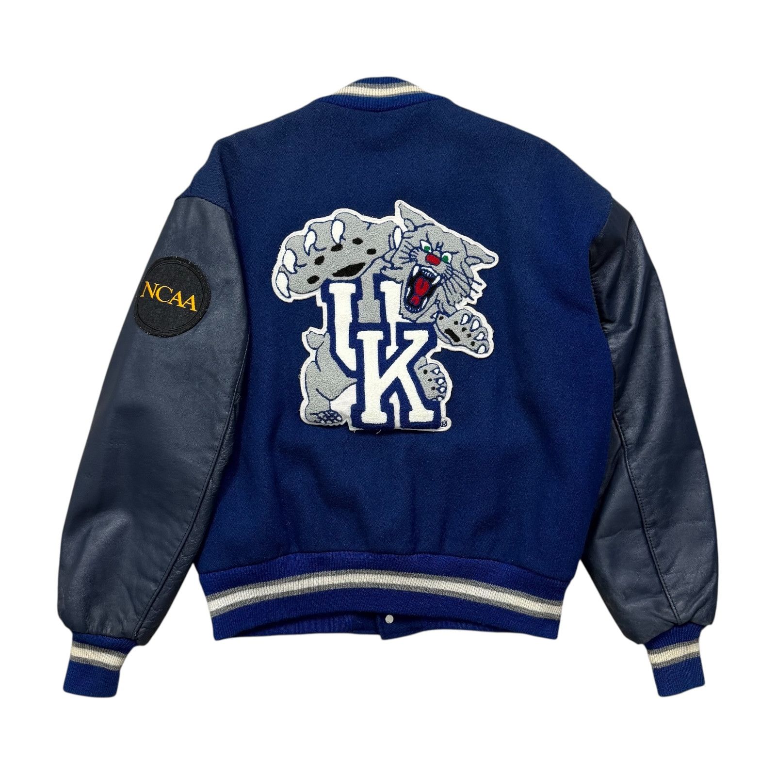 NCAA VTG 90s UNIVERSITY KENTUCKY WILDCATS DELONG VARSITY JACKET Size US M / EU 48-50 / 2 - 1 Thumbnail