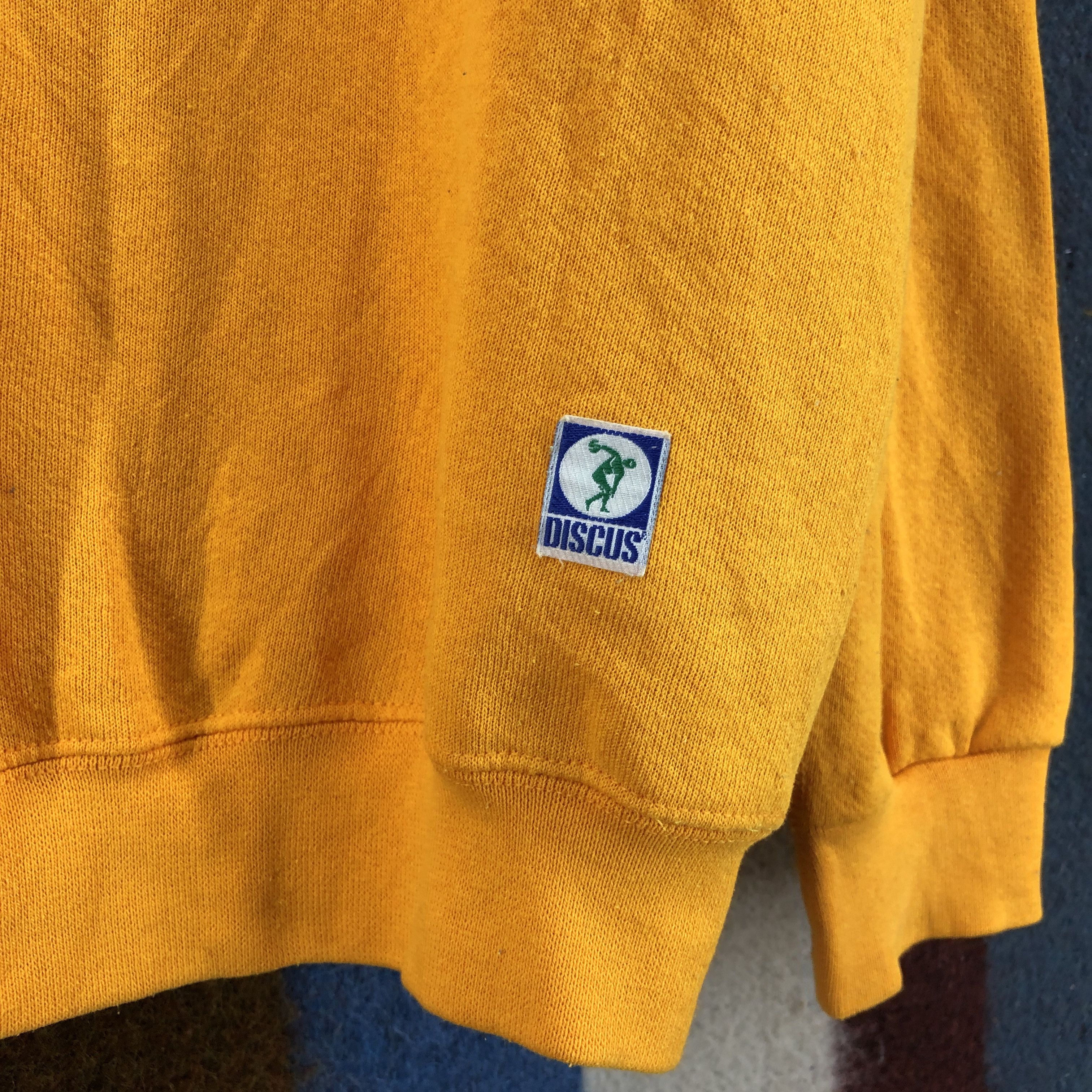 Vintage 90s Vintage DISCUS ATHLETIC Crew Neck Sweatshirt #0600/Z Size US L / EU 52-54 / 3 - 2 Thumbnail