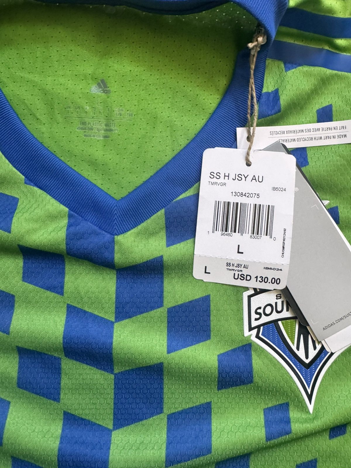 Adidas Adidas Seattle Sounders Jersey Size US L / EU 52-54 / 3 - 2 Thumbnail