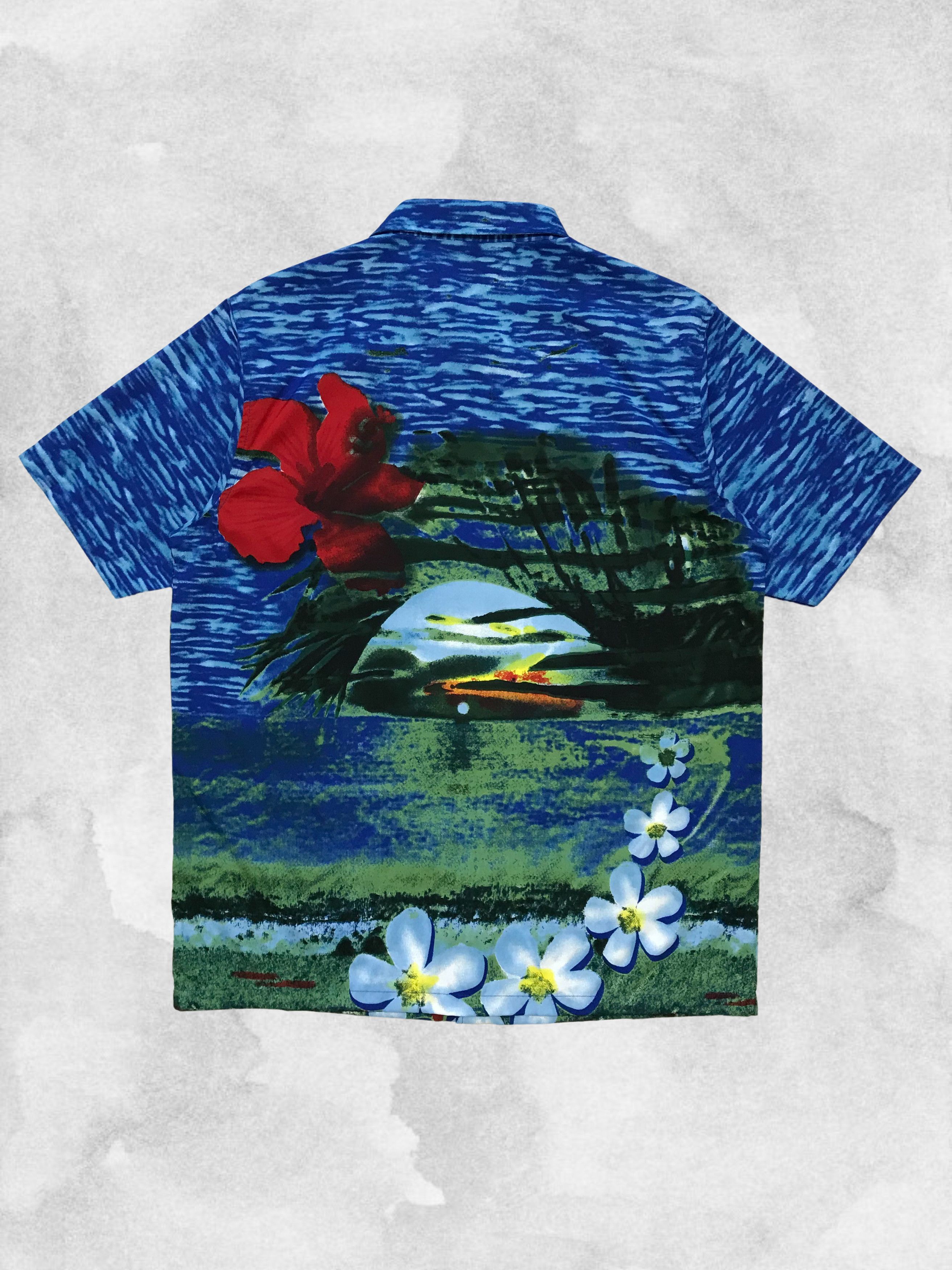 Vintage Vintage Hawaiian Shirt Crazy Allover Print Art Asap Size US L / EU 52-54 / 3 - 2 Thumbnail