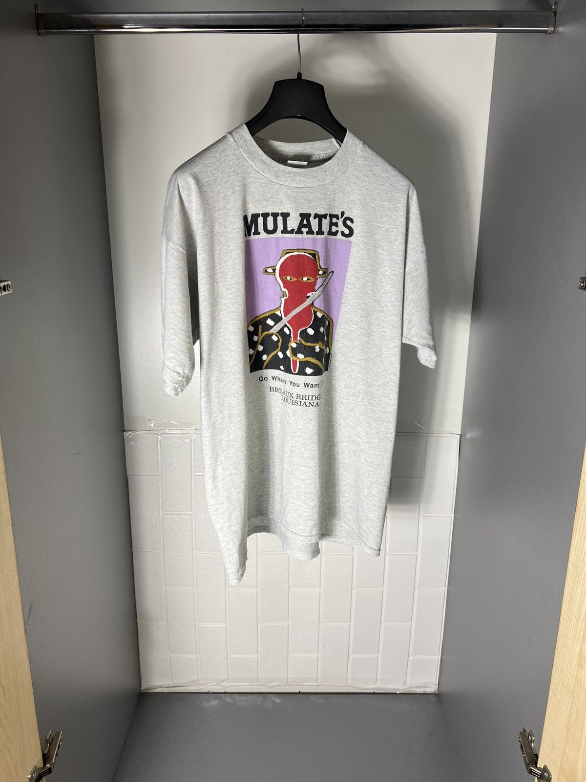 Fruit Of The Loom × Vintage VERY RARE FRANCIS PAVY RETRO T-SHIRT DESIGNER 1991 Y2K 90s Size US XL / EU 56 / 4 - 3 Thumbnail