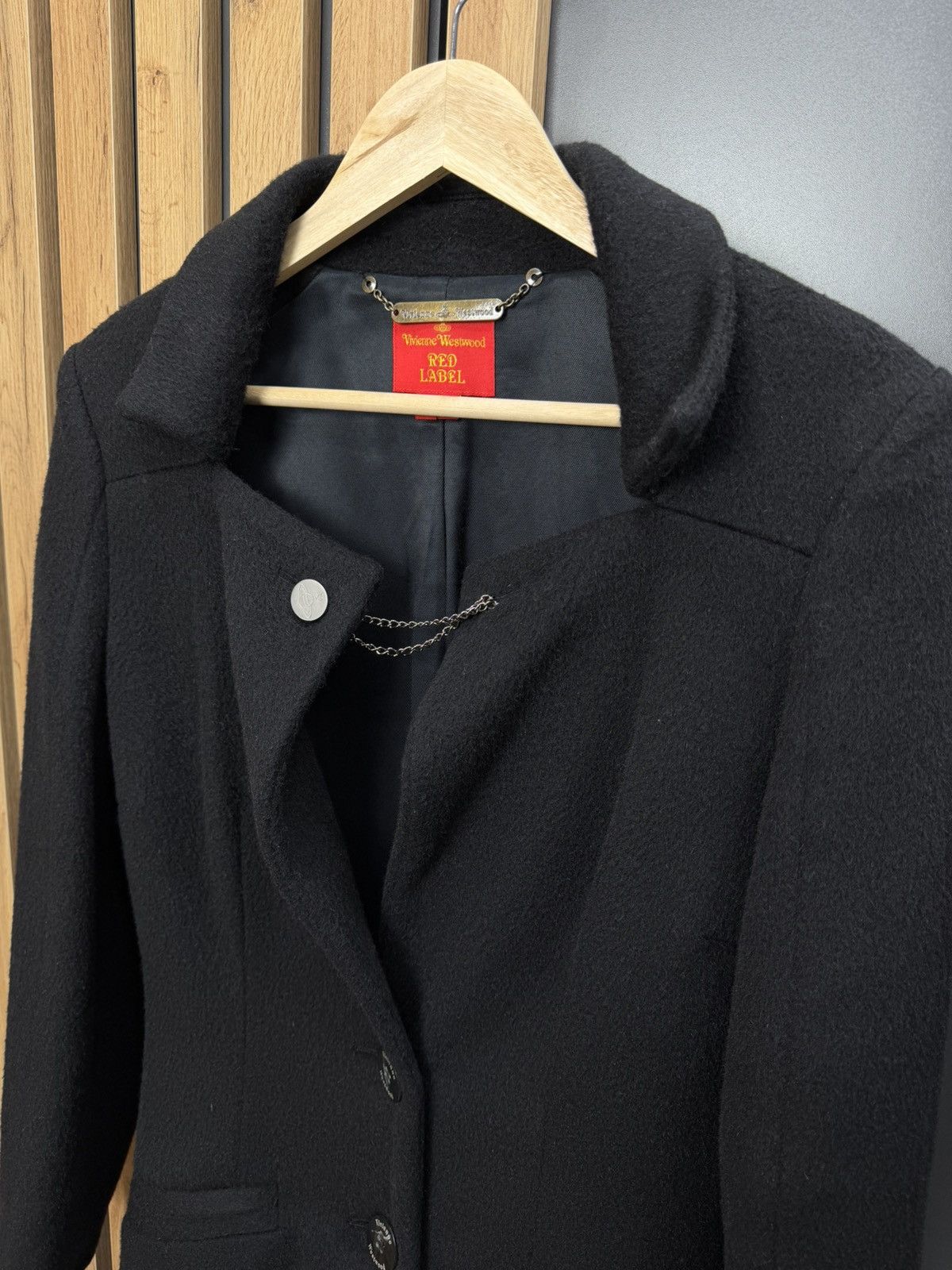 Vivienne Westwood Vivienne Westwood Red Label Black Wool Mohair Coat Size 46 Size M / US 6-8 / IT 42-44 - 6 Thumbnail