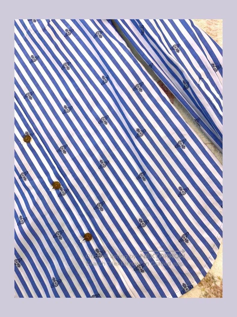Vivienne Westwood Vivienne Westwood Striped full print shirt, long sleeve, s Size M / US 6-8 / IT 42-44 - 5 Thumbnail