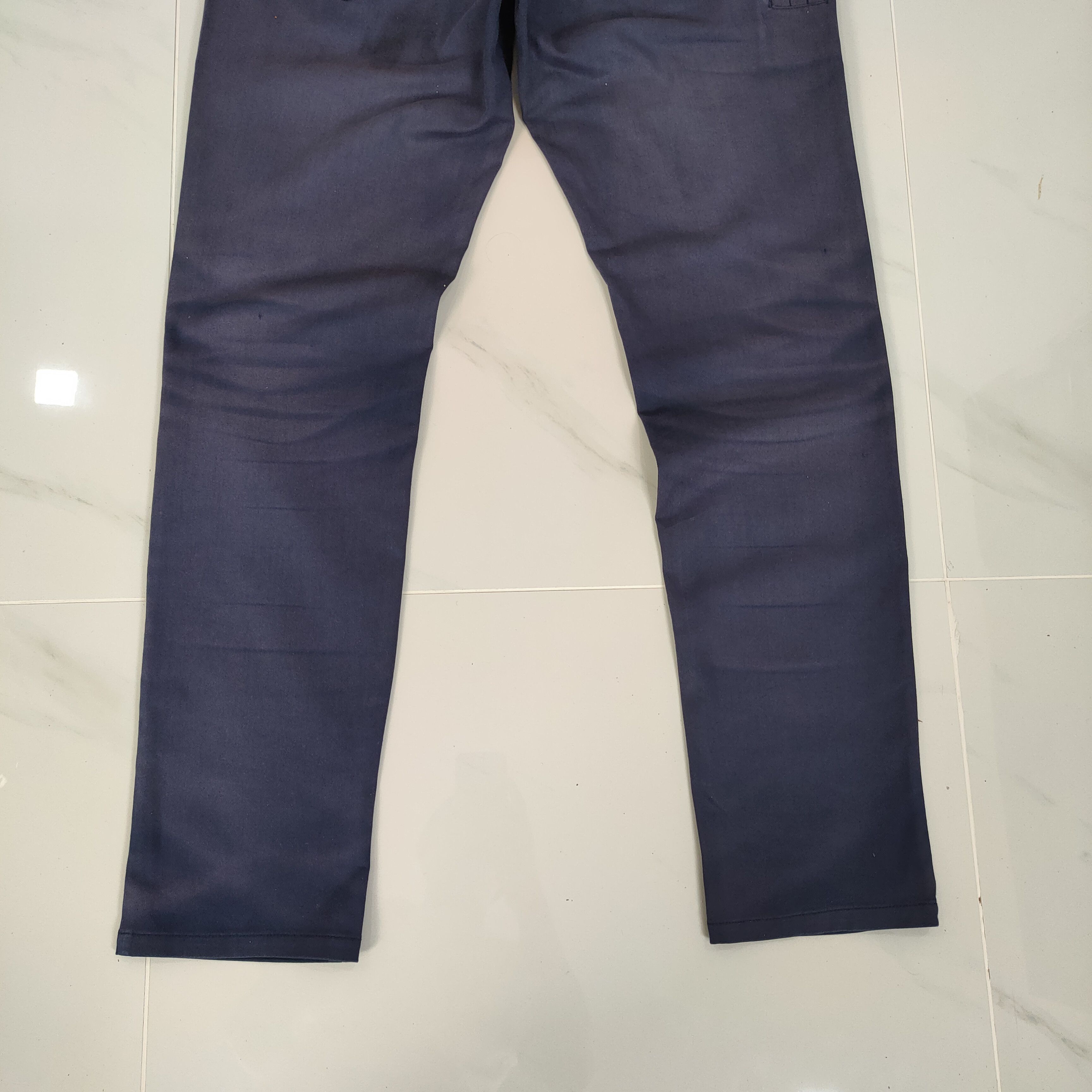 New Balance NEW BALANCE FADED DARK BLUE TROUSER CHINO PANTS Size US 34 / EU 50 - 9 Thumbnail