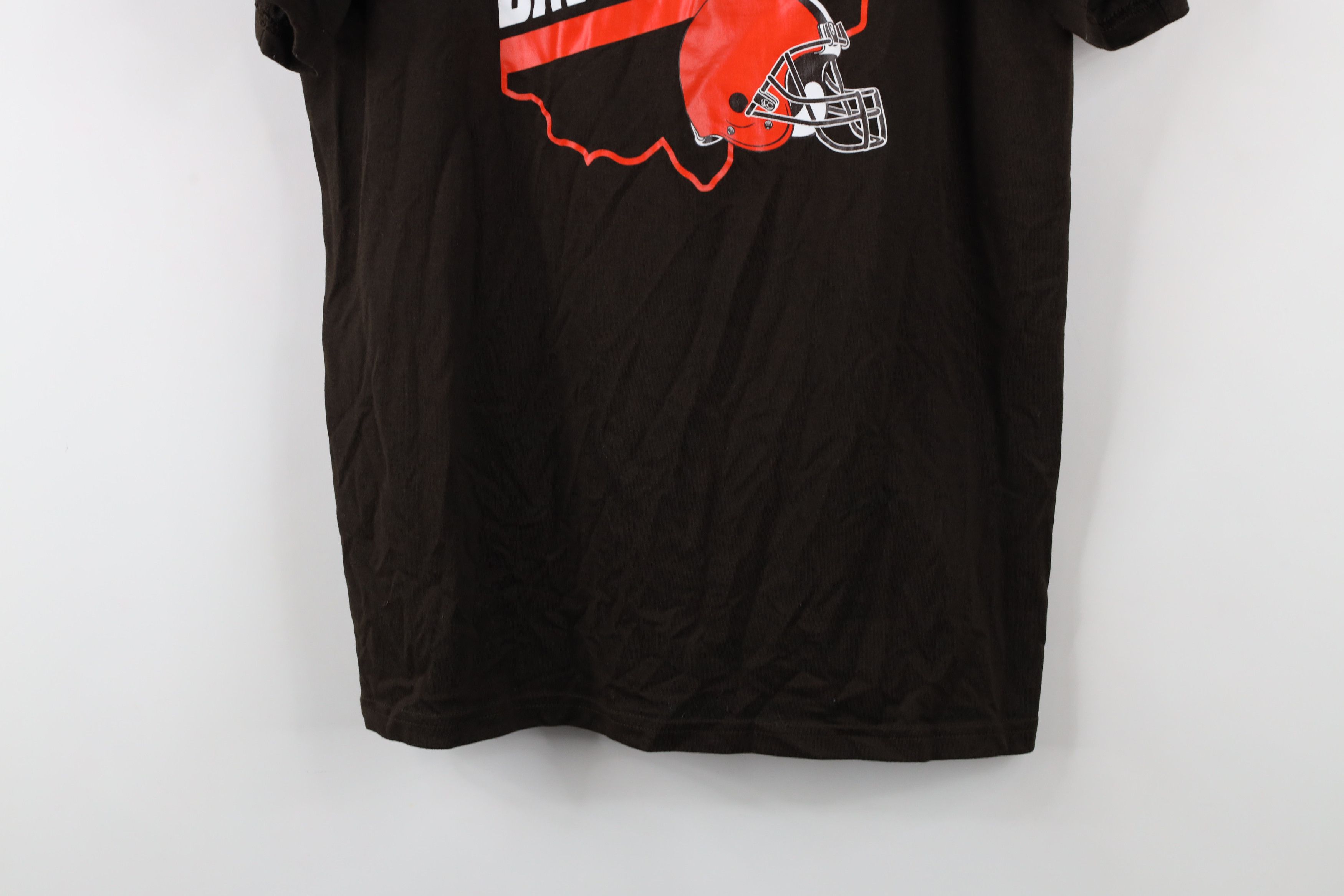 Nike × Vintage Nike Cleveland Browns Football Short Sleeve T-Shirt Brown Size US M / EU 48-50 / 2 - 3 Thumbnail