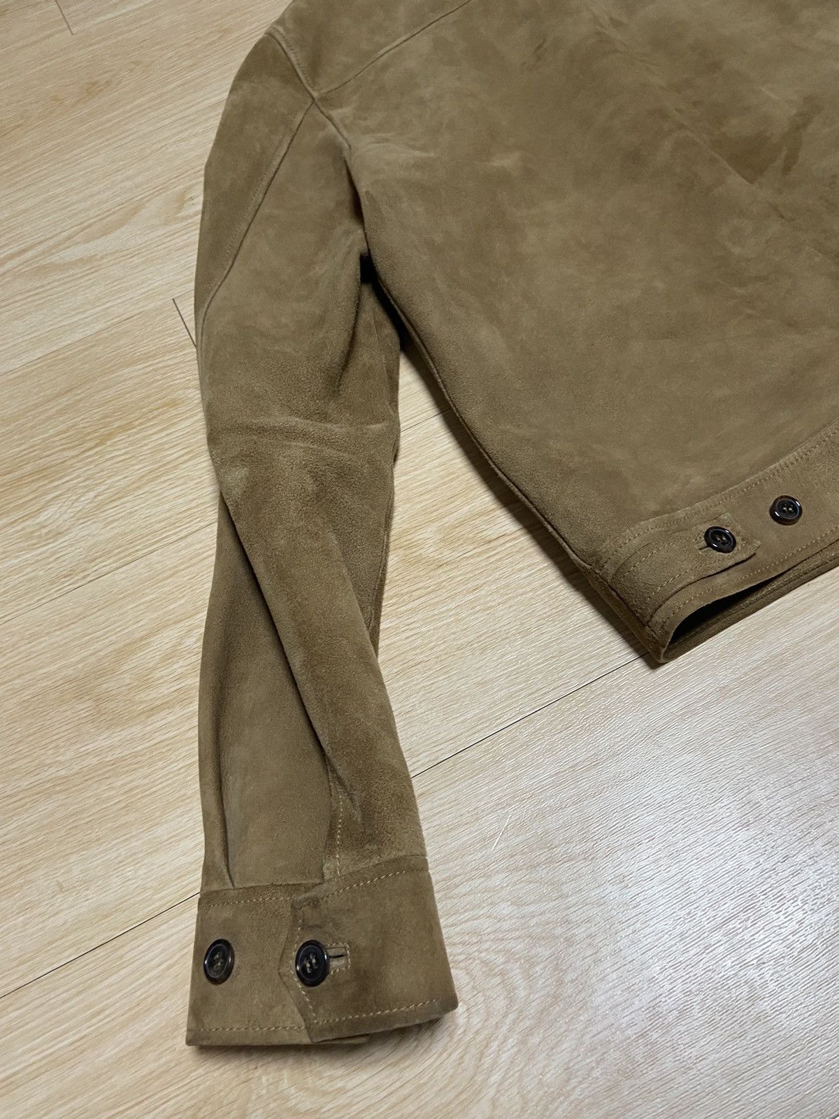 Saint Laurent Paris 54 Saint Laurent ss14 14ss aviator suede leather jacket Size US L / EU 52-54 / 3 - 8 Thumbnail
