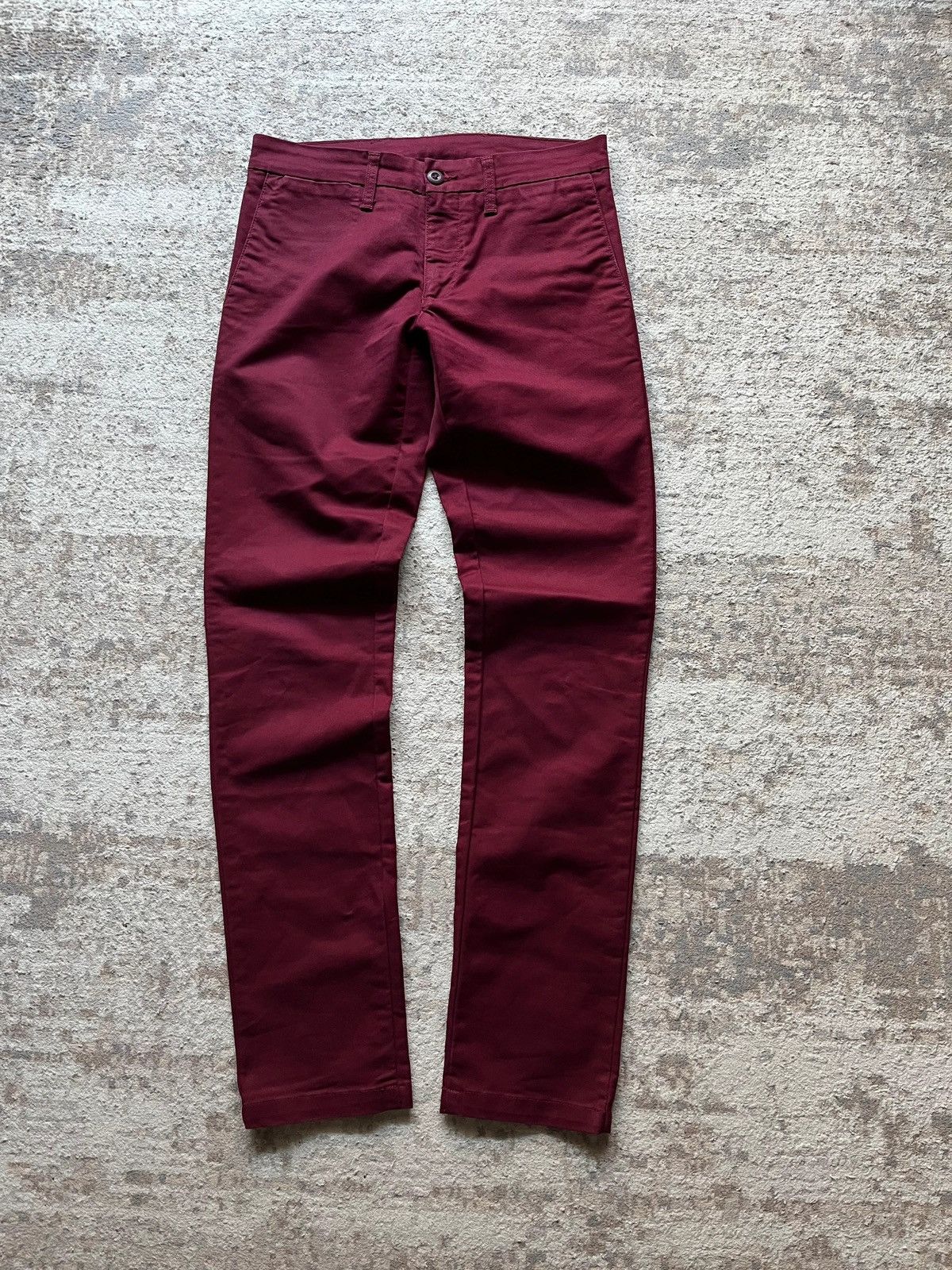 Carhartt Carhartt 2015 Chinos Pants Burgundy Deadstock Sz W 29 x L 32 Size 32" / US 10 / IT 46 - 1 Thumbnail