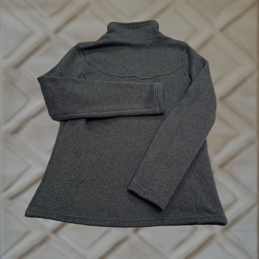 The North Face The North Face Crescent Full Zip Fleece Jacket Womens Large Gray Pockets Outdoor Size L / US 10 / IT 46 - 1 Thumbnail
