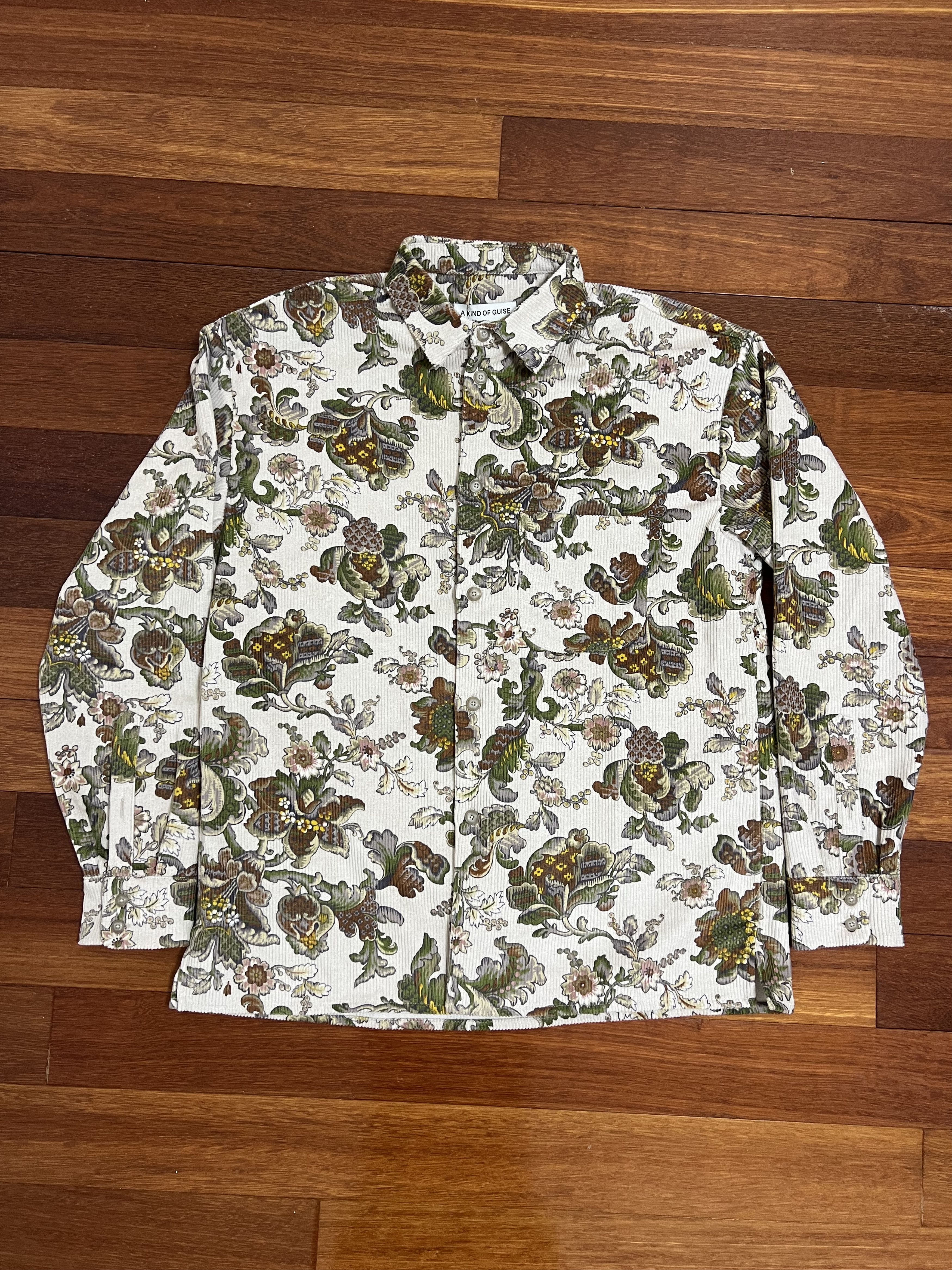 A Kind Of Guise 💚 AW23 A Kind Of Guise Gusto Shirt Paisley Offwhite NEW Size US M / EU 48-50 / 2 - 1 Thumbnail