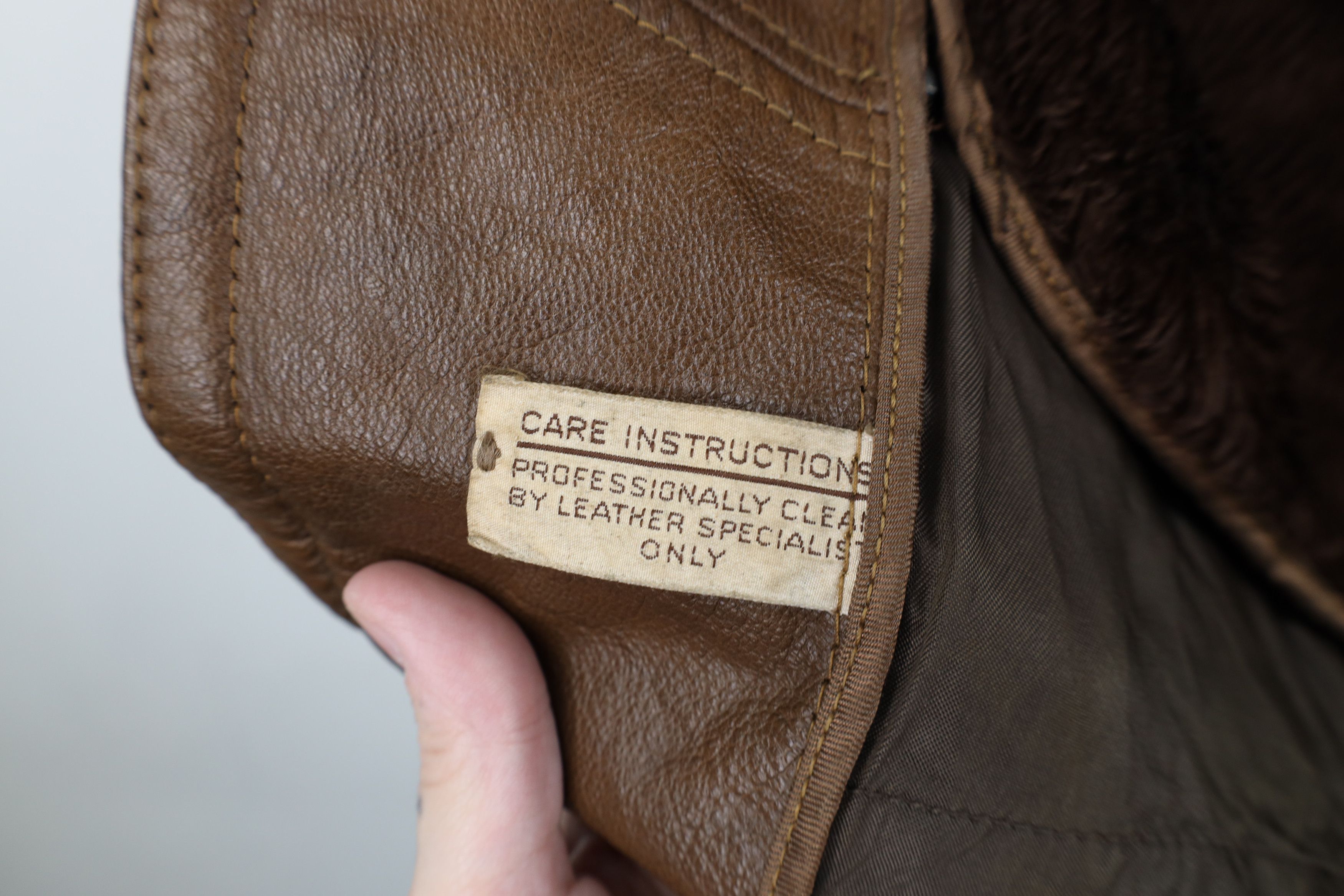 Vintage Vintage 60s Streetwear Leather Collared Rancher Jacket USA Size US L / EU 52-54 / 3 - 10 Thumbnail