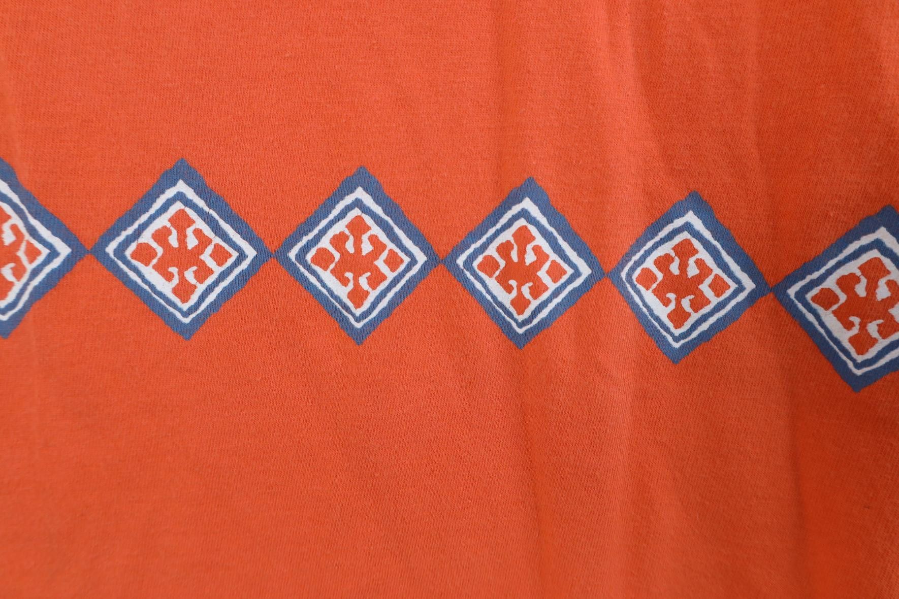 Gap Vintage 90s Y2K Gap Geometric T-Shirt Orange Cotton USA Size US M / EU 48-50 / 2 - 5 Thumbnail
