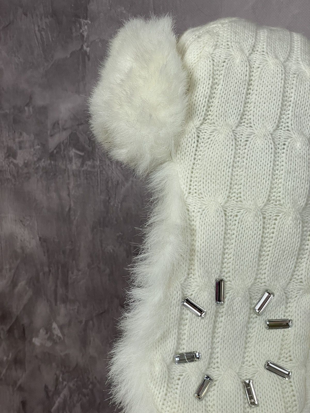 Japanese Brand × Vintage 90'S Y2K FUZZY USHANKA BEANIE FAUX MOHAIR HAT Size ONE SIZE - 7 Thumbnail