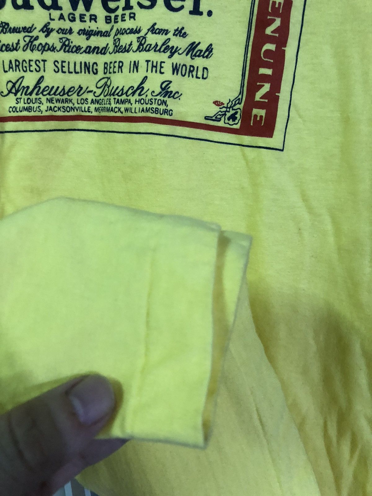 Budweiser × Vintage vintage budweiser tee Size US M / EU 48-50 / 2 - 3 Thumbnail