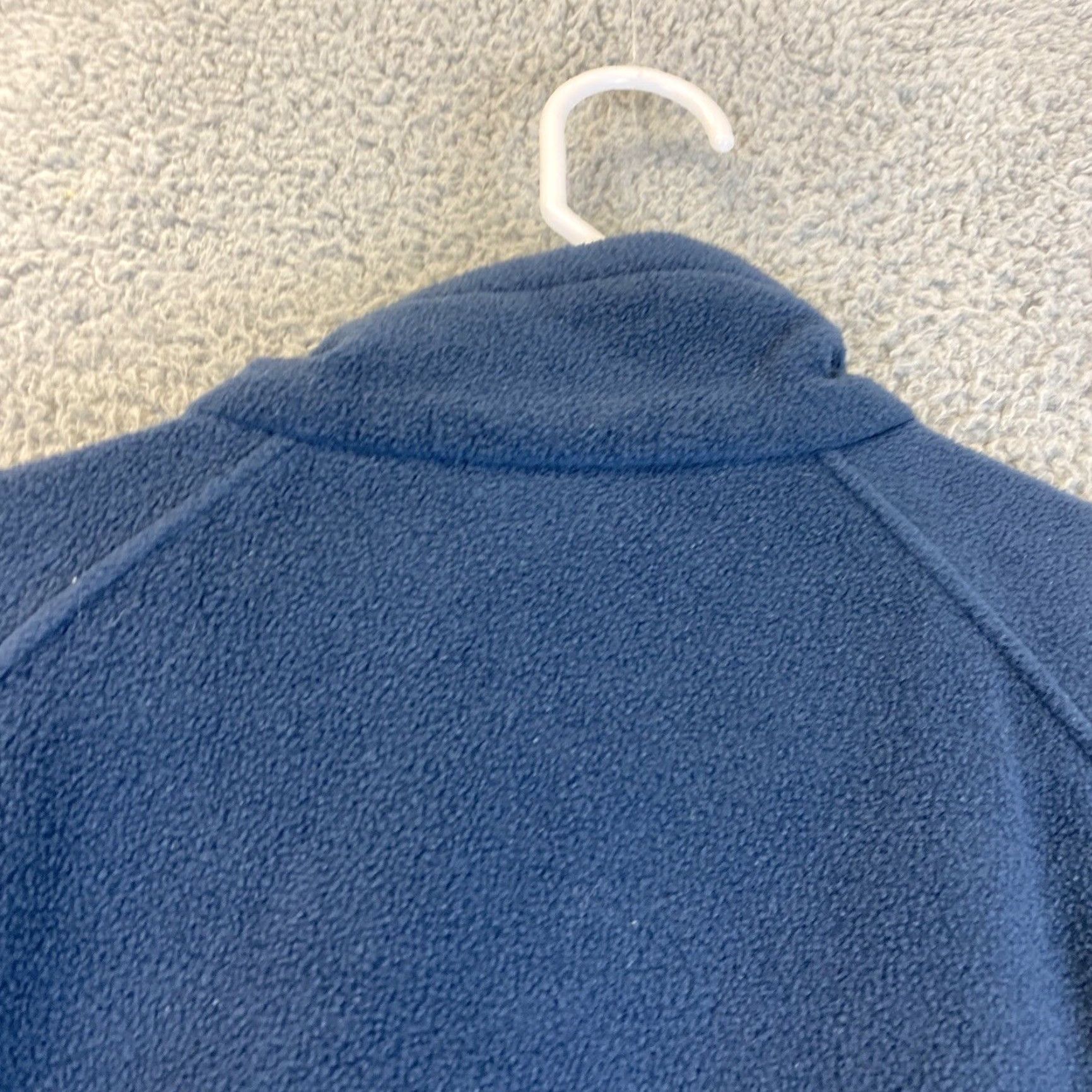 Vintage Columbia Indigo Blue Fleece Full Zip Mock Neck Jacket Size Medium /70-6 Size M / US 6-8 / IT 42-44 - 8 Thumbnail