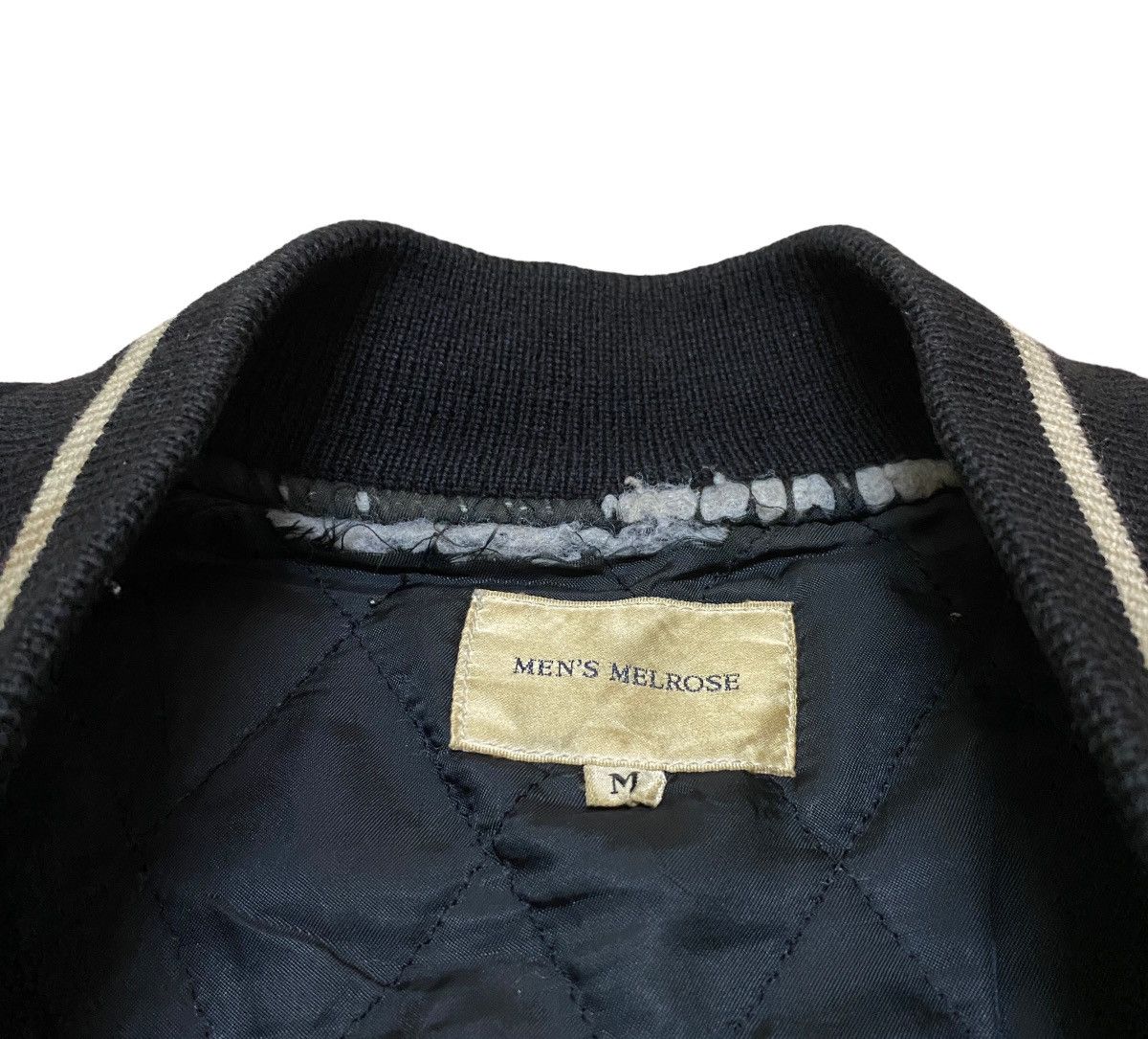 Vintage Rare Design Vintage Brand Men Melrose Leather Varsity 1990s Size US M / EU 48-50 / 2 - 7 Thumbnail