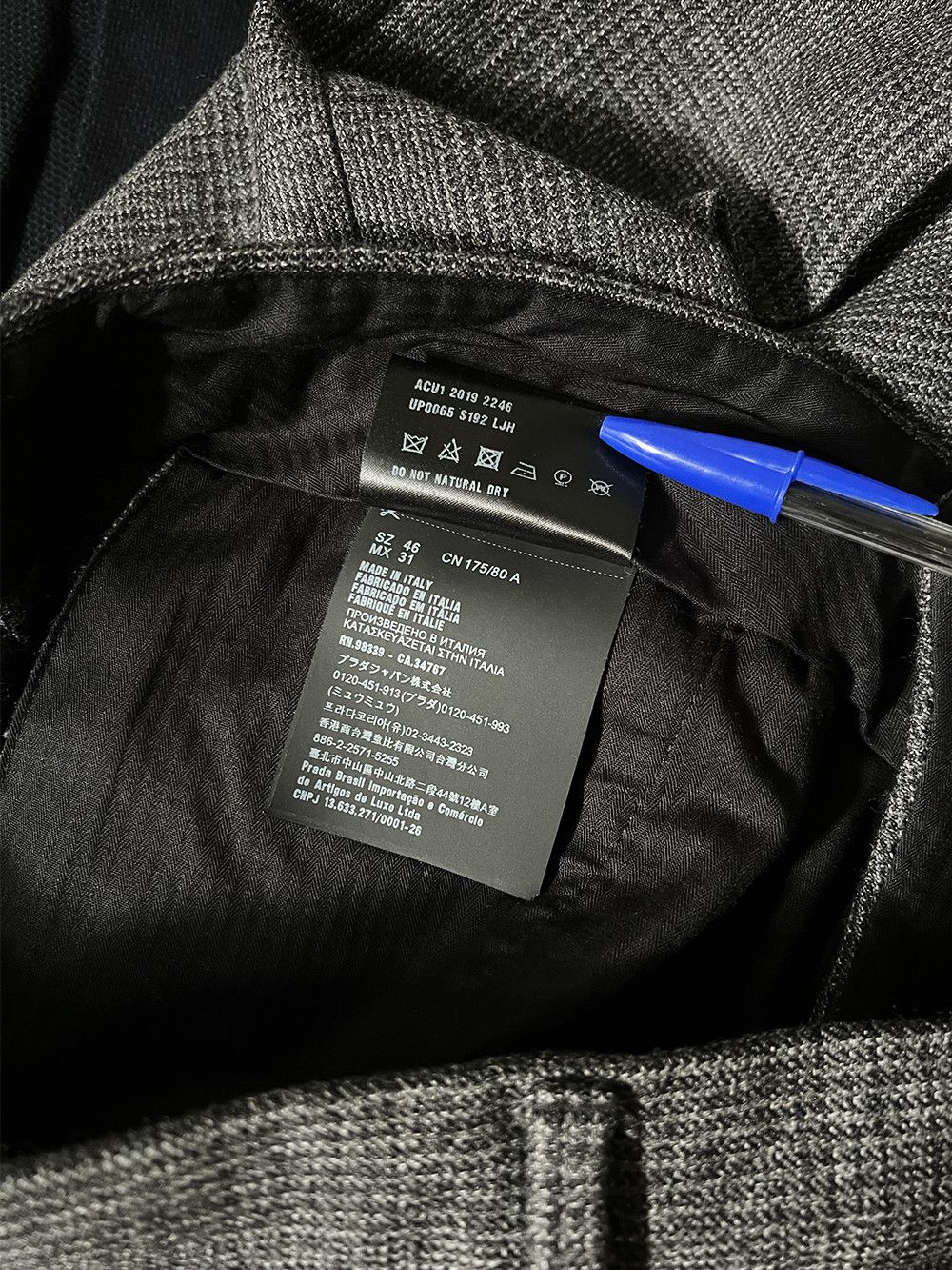 Prada FW19 Prince of Wales Trousers Size US 30 / EU 46 - 8 Thumbnail