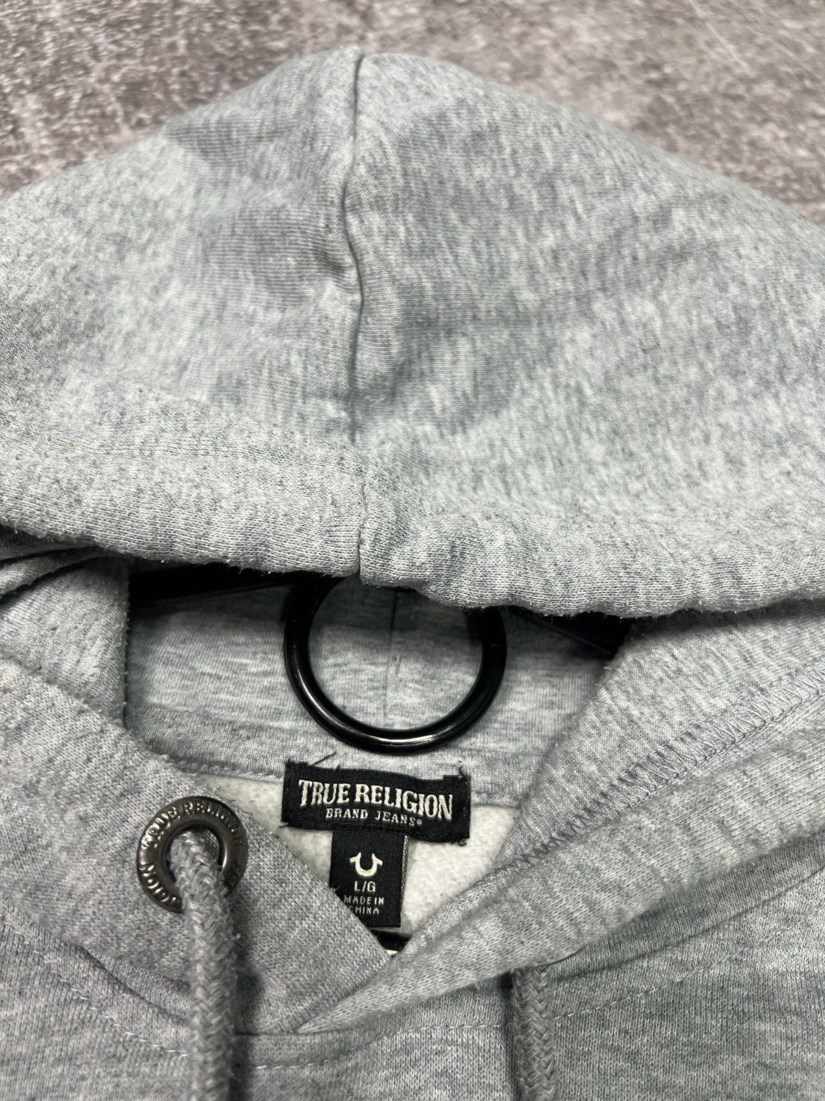 True Religion Vintage True Religion Hoodie Big Logo Size L Size US L / EU 52-54 / 3 - 4 Thumbnail