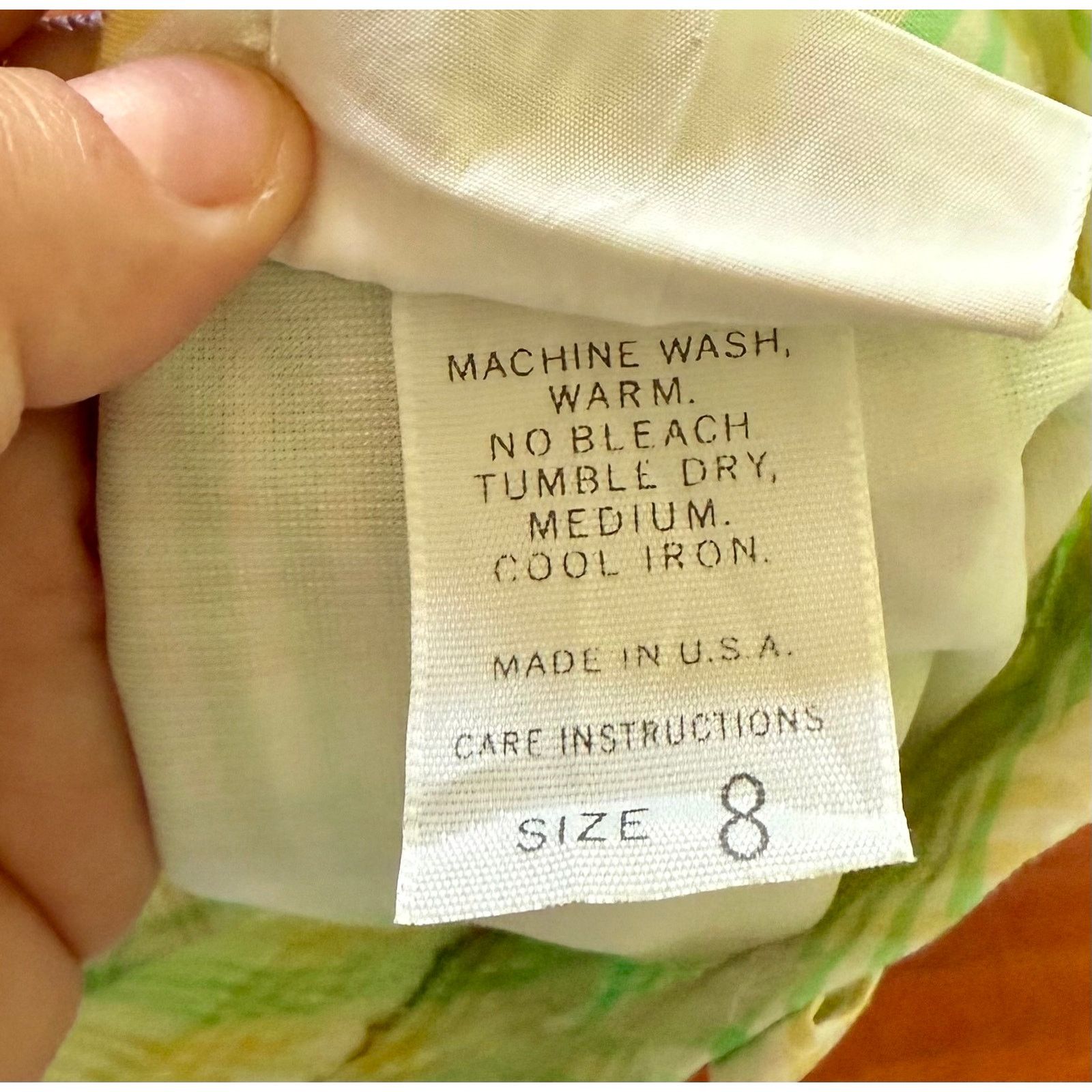 Jantzen Vintage Seersucker White Green Plaid High Waisted Shorts XS Size 25" / US 0 / IT 36 - 5 Thumbnail