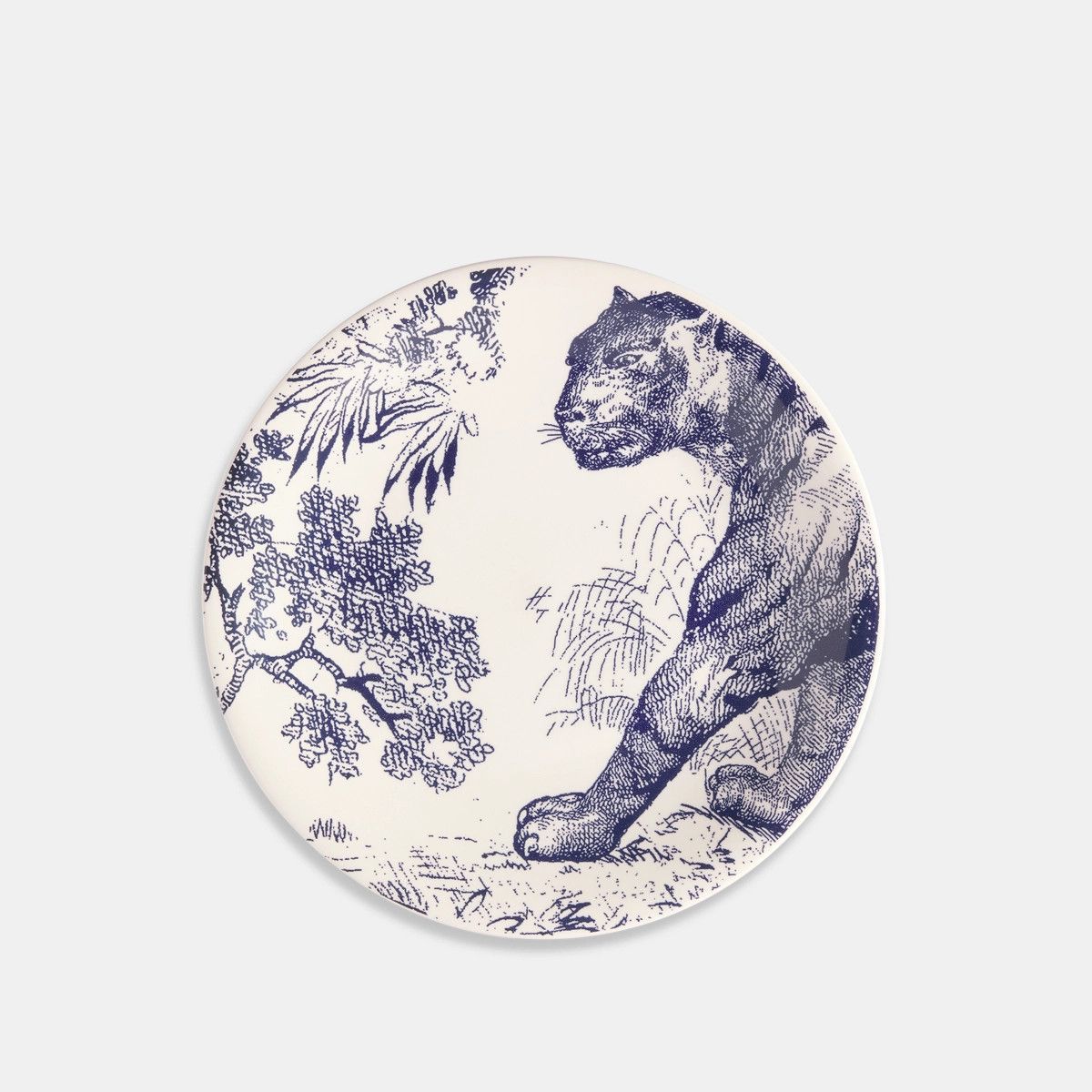 Dior o1bcso1str0226 Size:OS/Set Of Six Dessert Plates in Blue Size ONE SIZE - 6 Thumbnail