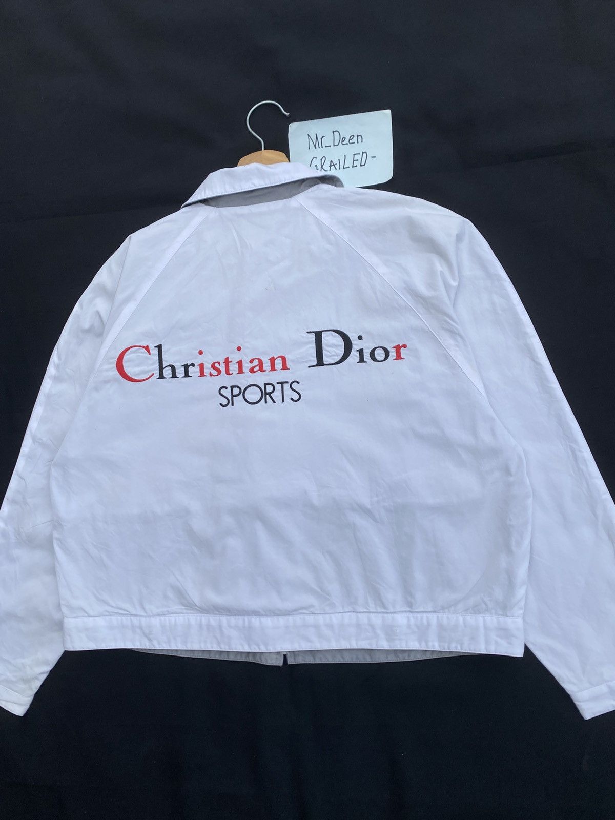 Christian Dior Monsieur Rare Vtg Christian Dior Spellout Reversible Cotton Jacket Size US M / EU 48-50 / 2 - 5 Thumbnail