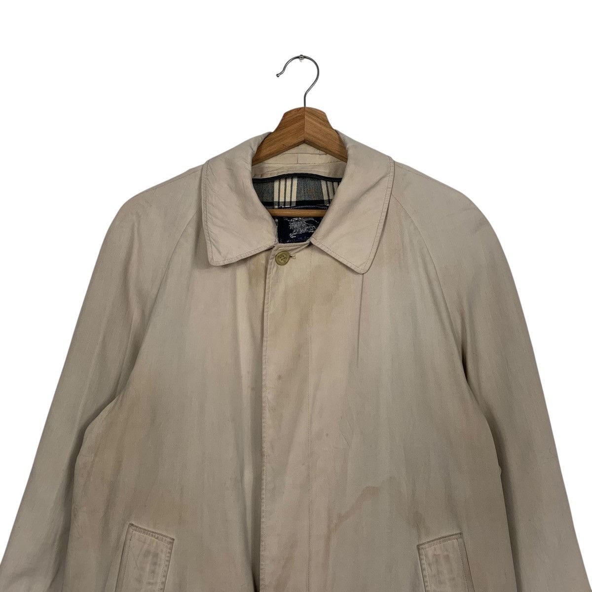 Burberry Vintage Burberrys Nova Check Trench Coat Size US M / EU 48-50 / 2 - 2 Thumbnail