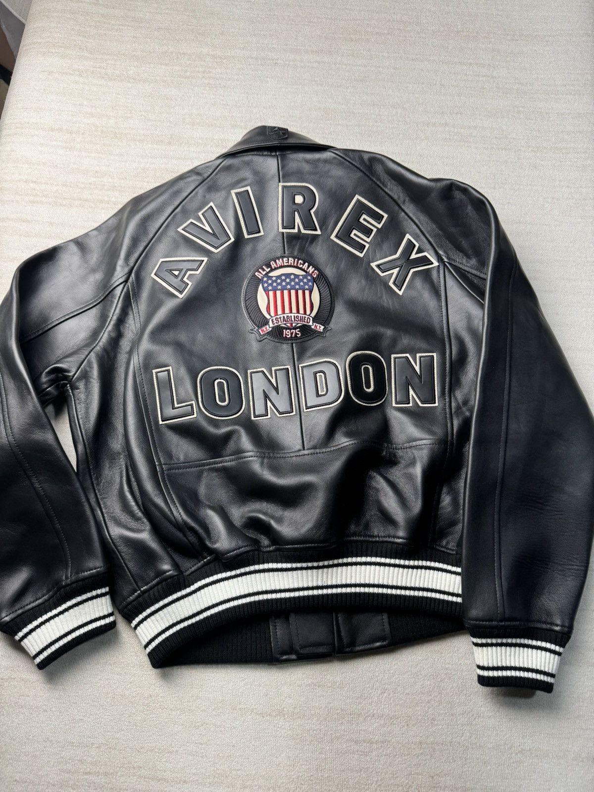 Avirex London exclusive icon leather jacket Size US M / EU 48-50 / 2 - 1 Thumbnail
