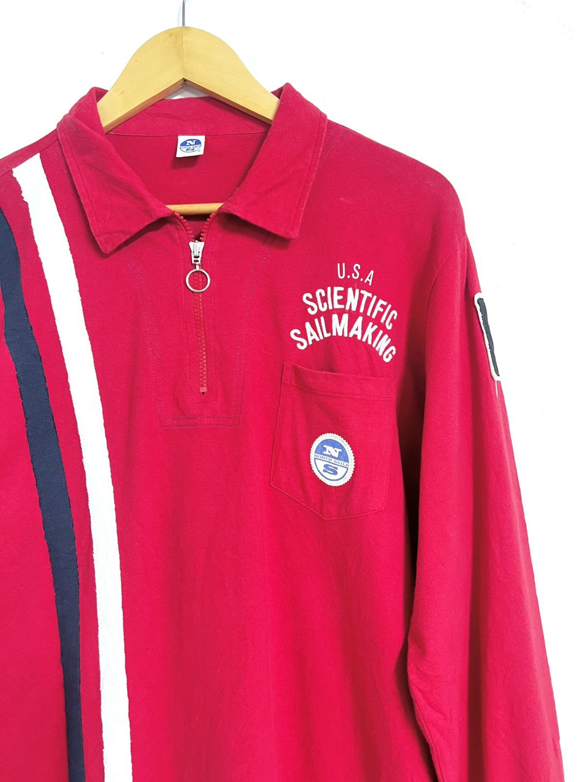 Polo Ralph Lauren 🔥Hot Drops🔥Vintage North Sails USA Sailmaking Half Zipper Size US XL / EU 56 / 4 - 2 Thumbnail