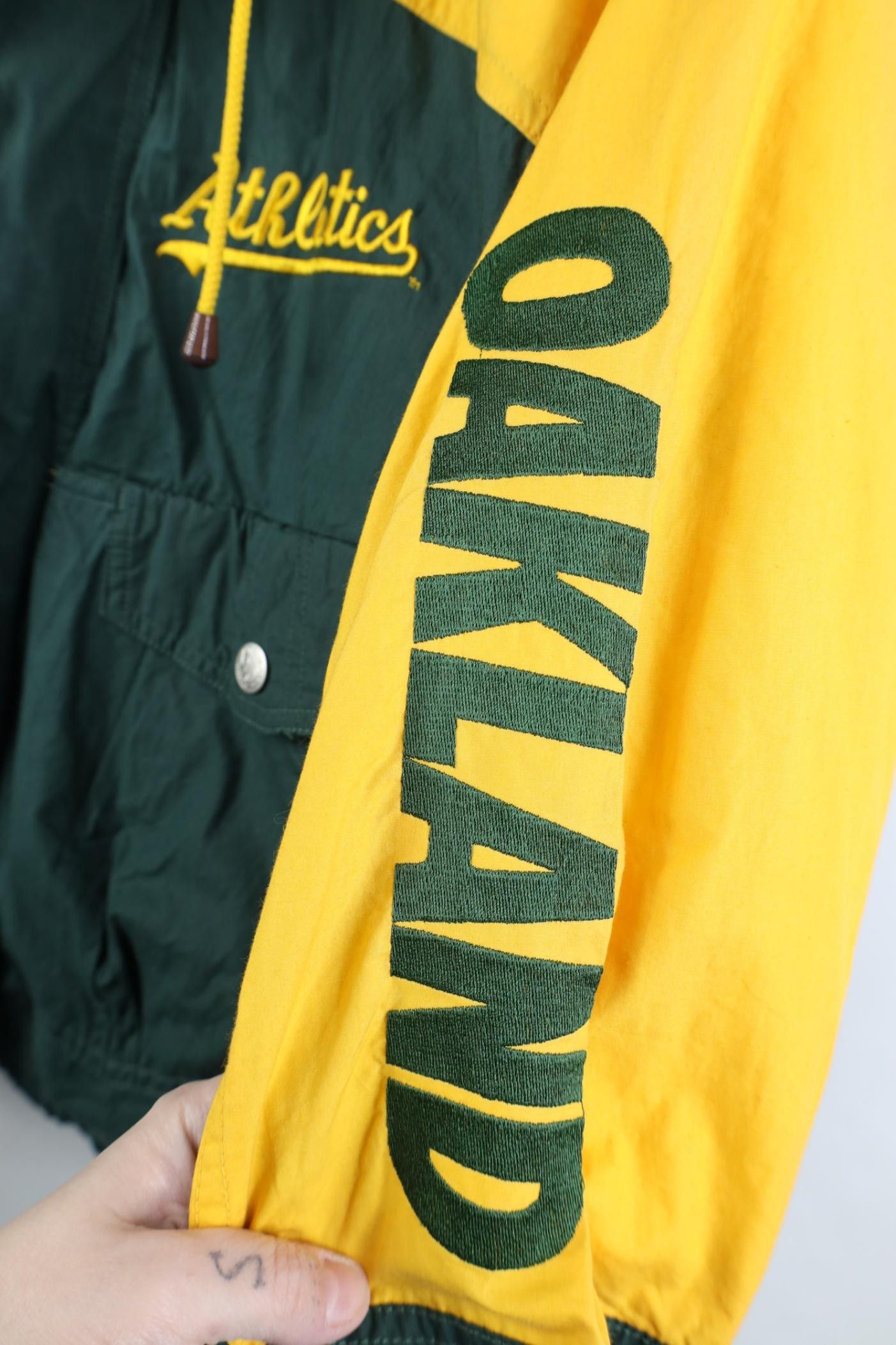 Vintage Deadstock Vintage 90s Athletics Baseball Bomber Jacket Size US M / EU 48-50 / 2 - 5 Thumbnail