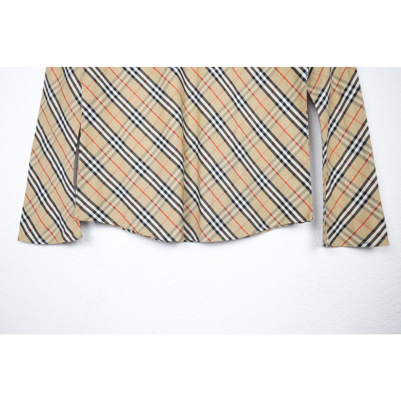 Burberry Burberry Beige Nova Check Cotton Blouses Top Shirt 12 size Size XL / US 12-14 / IT 48-50 - 3 Thumbnail