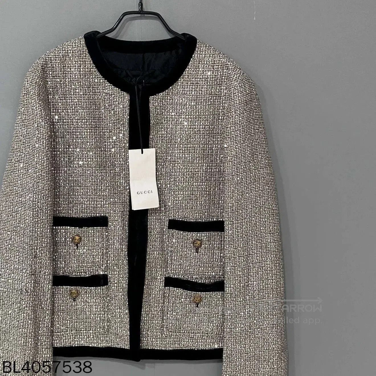 Gucci Gucci Sequin Tweed Showpiece Jacket. Size M / US 6-8 / IT 42-44 - 2 Thumbnail
