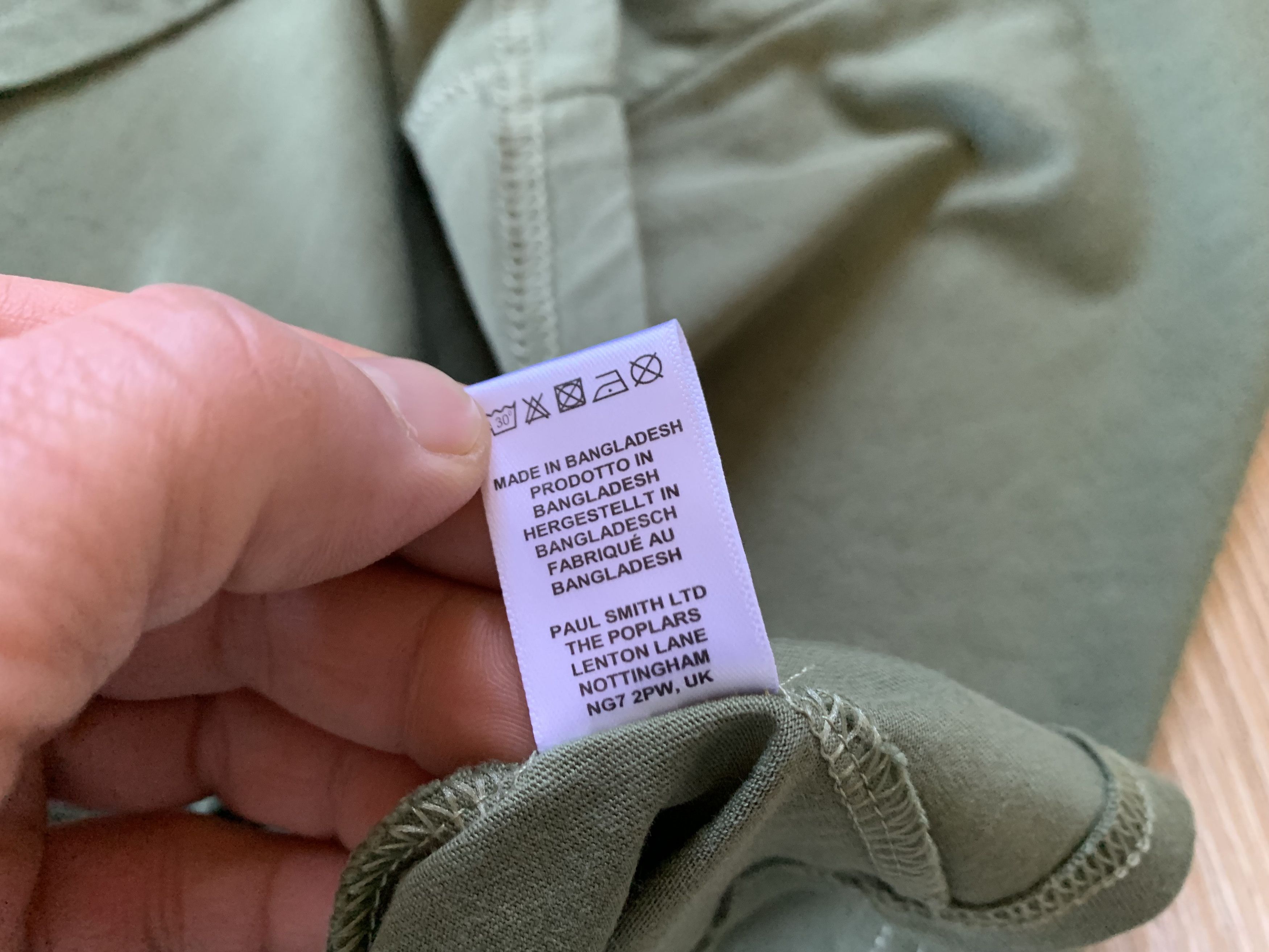 Designer × Paul Smith Paul Smith Khaki Cotton Basic T Shirt Size US M / EU 48-50 / 2 - 8 Thumbnail