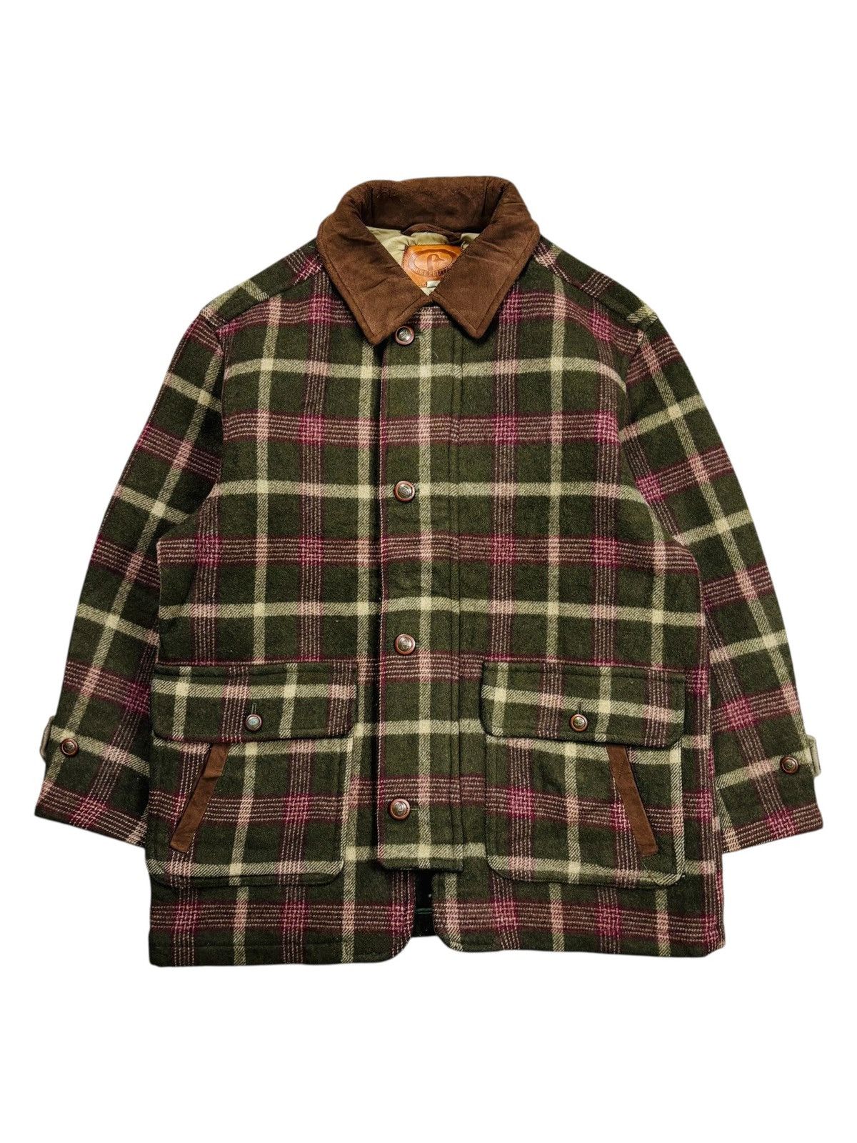 Vintage 1980s Bert Pulitzer - Oversized Heavyweight Wool Jacke Size US M / EU 48-50 / 2 - 1 Thumbnail