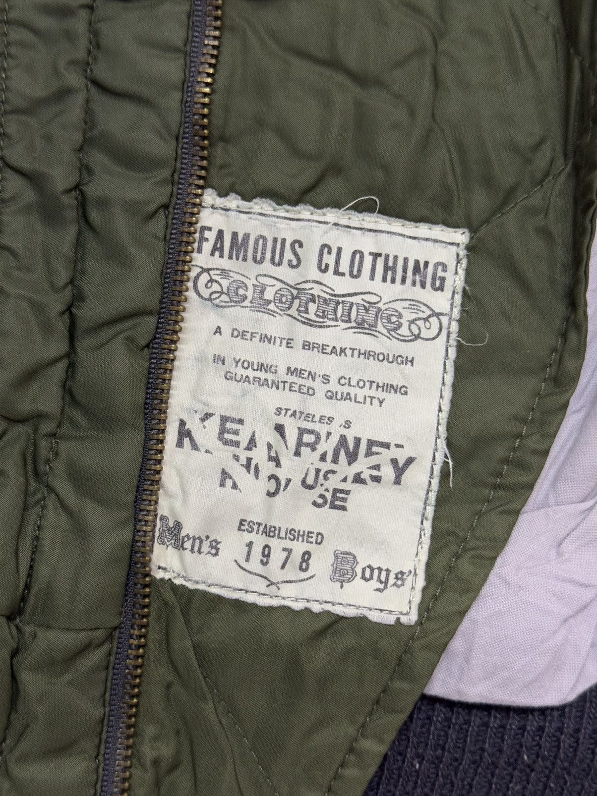 Vintage Bomber Jacket Kearney House Sunfaded Size US L / EU 52-54 / 3 - 11 Thumbnail