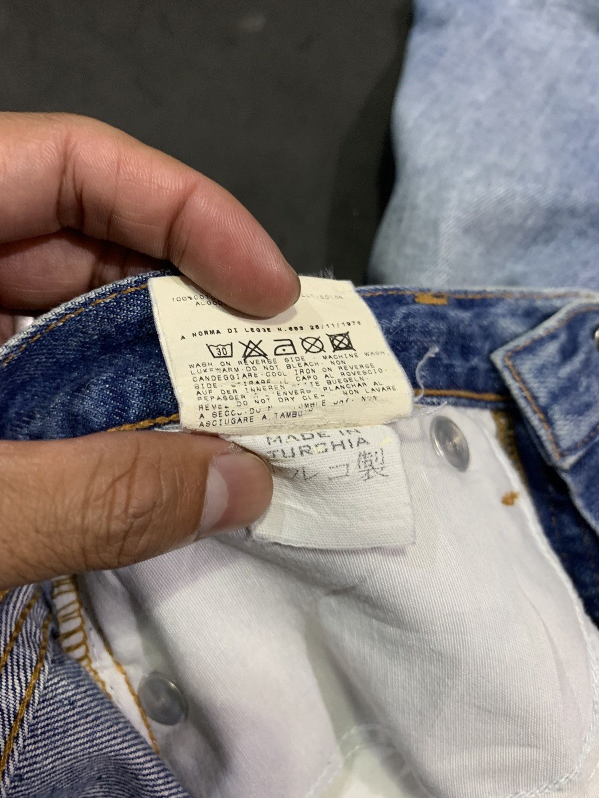 Versace 🖤BLACKDAY🖤Versace distressed flared jeans Size 31" - 7 Thumbnail