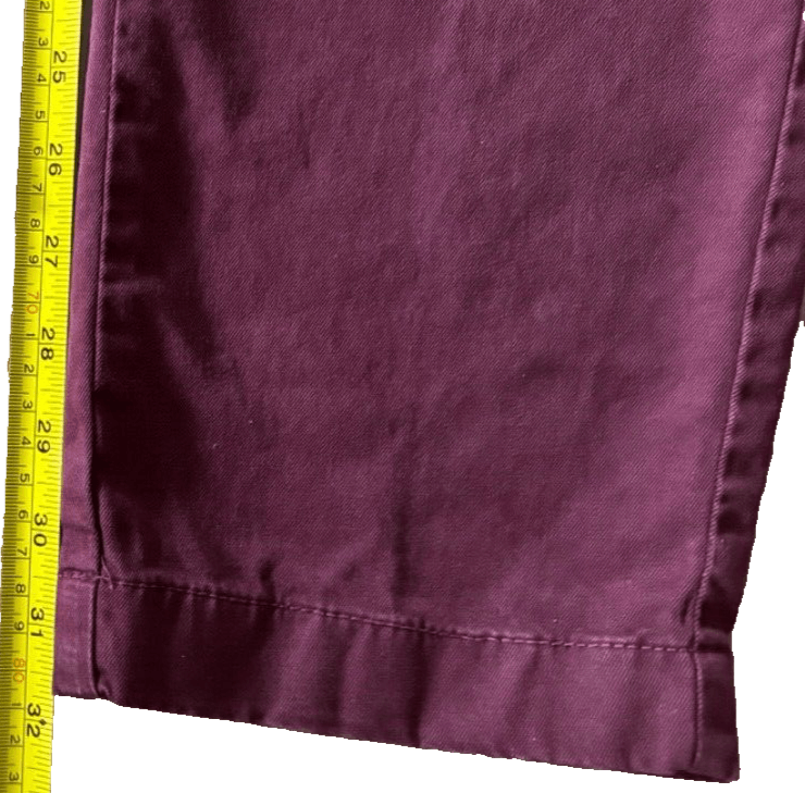 Brooks Brothers Brooks Brothers Red Fleece Mens 34x32 Burgundy Pants Chino Size US 34 / EU 50 - 4 Thumbnail