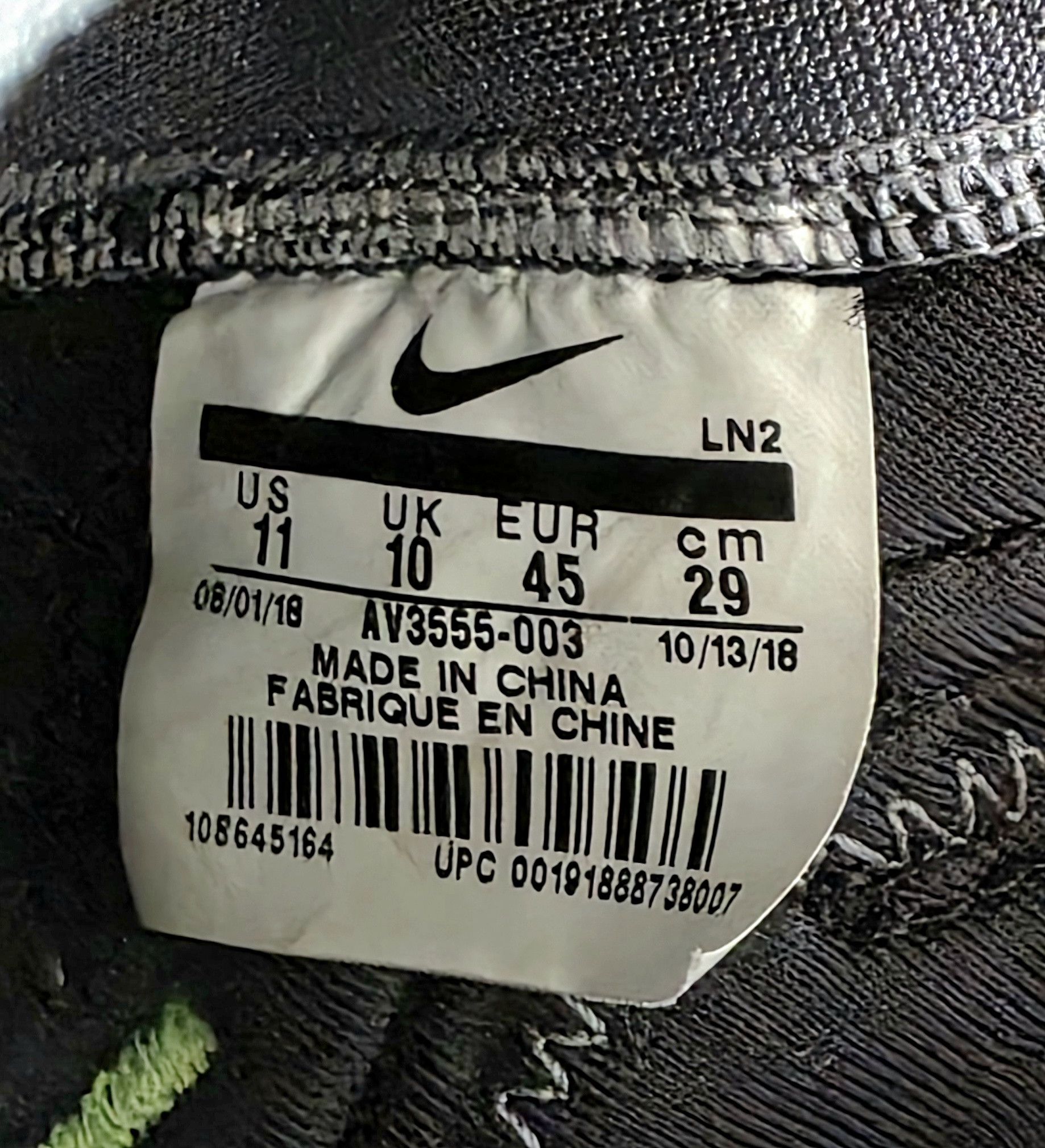Nike Nike Kobe Bryant 2018 AD Exodus Mamba Chaos Racer Black 11 Size US 11 / EU 44 - 11 Thumbnail