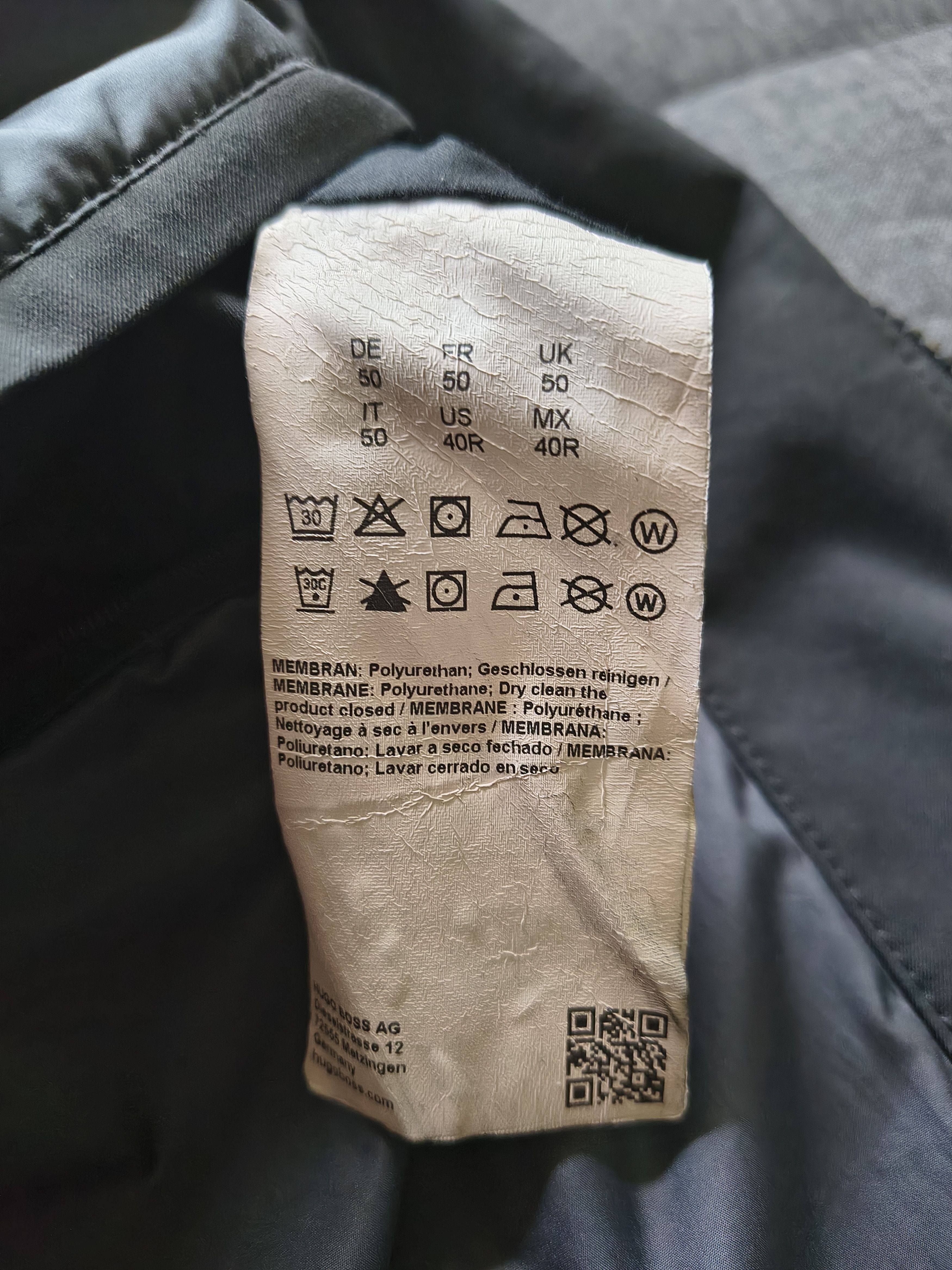 Hugo Boss HUGO BOSS Green Label Primaloft Insulated Field Jacket -Grey Size US L / EU 52-54 / 3 - 9 Thumbnail