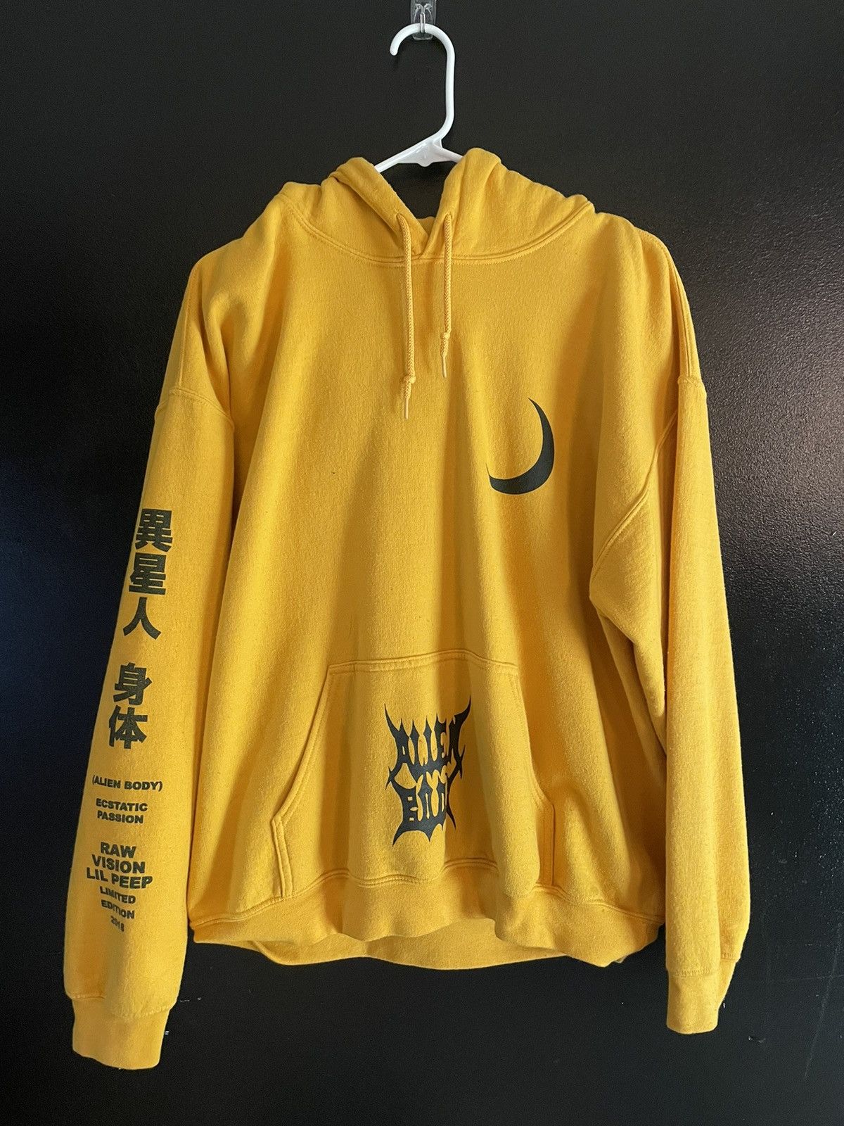 Lil peep alien body hoodie sale