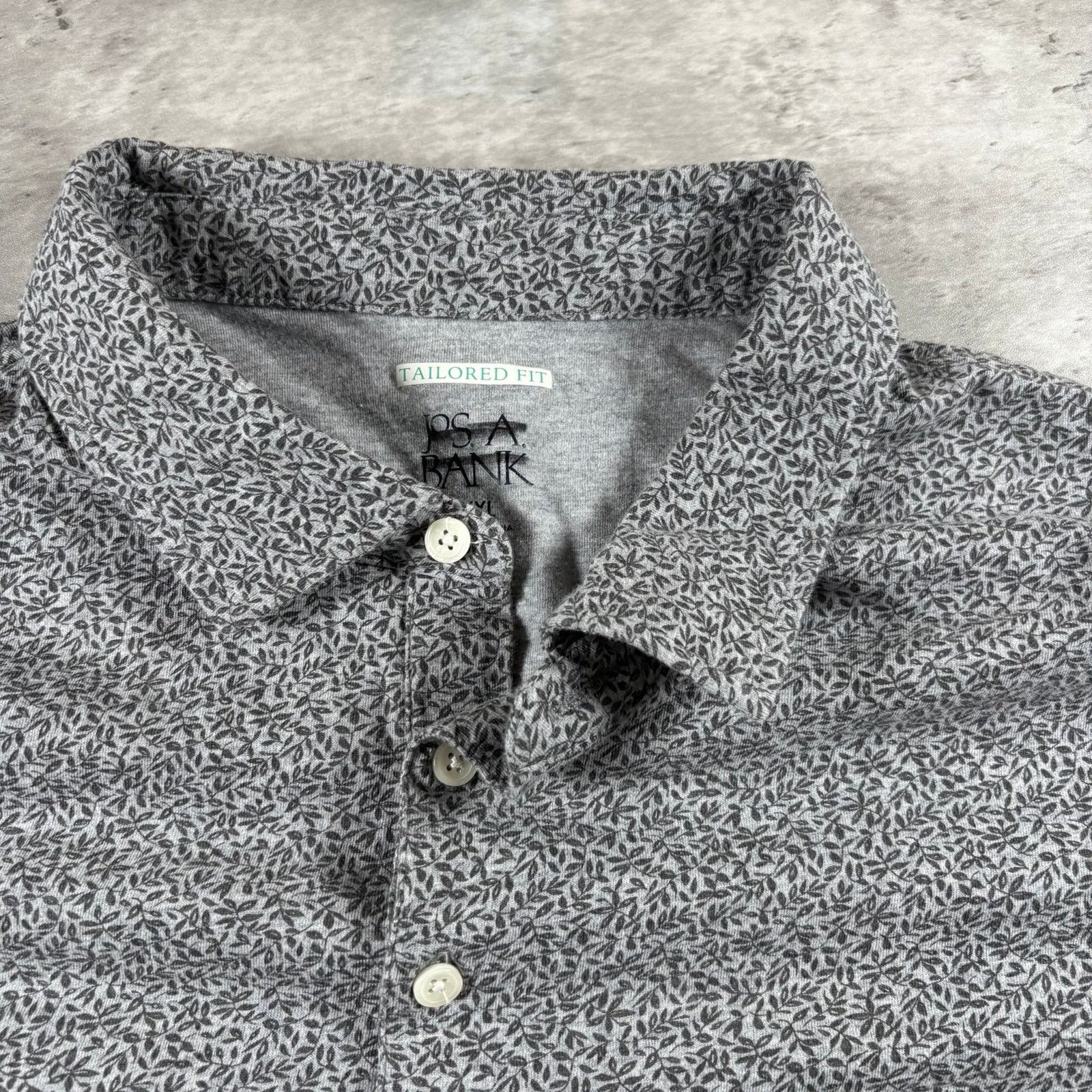 Jos. A. Bank Collard polo shirt Size US XXL / EU 58 / 5 - 1 Thumbnail