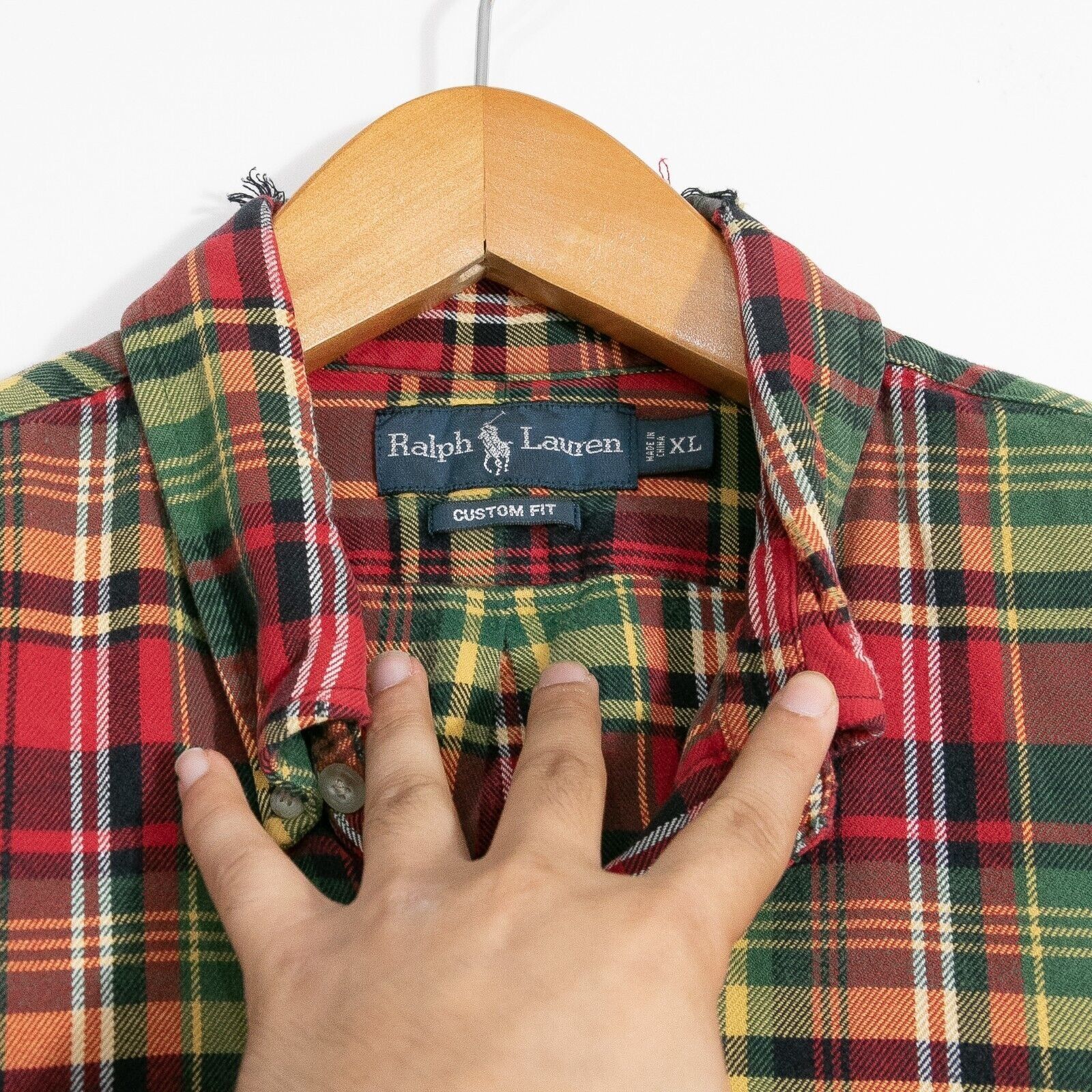 Polo Ralph Lauren Vintage Ralph Lauren Plaid Button Up Shirt XL - Long Sleeve Size US XL / EU 56 / 4 - 6 Thumbnail