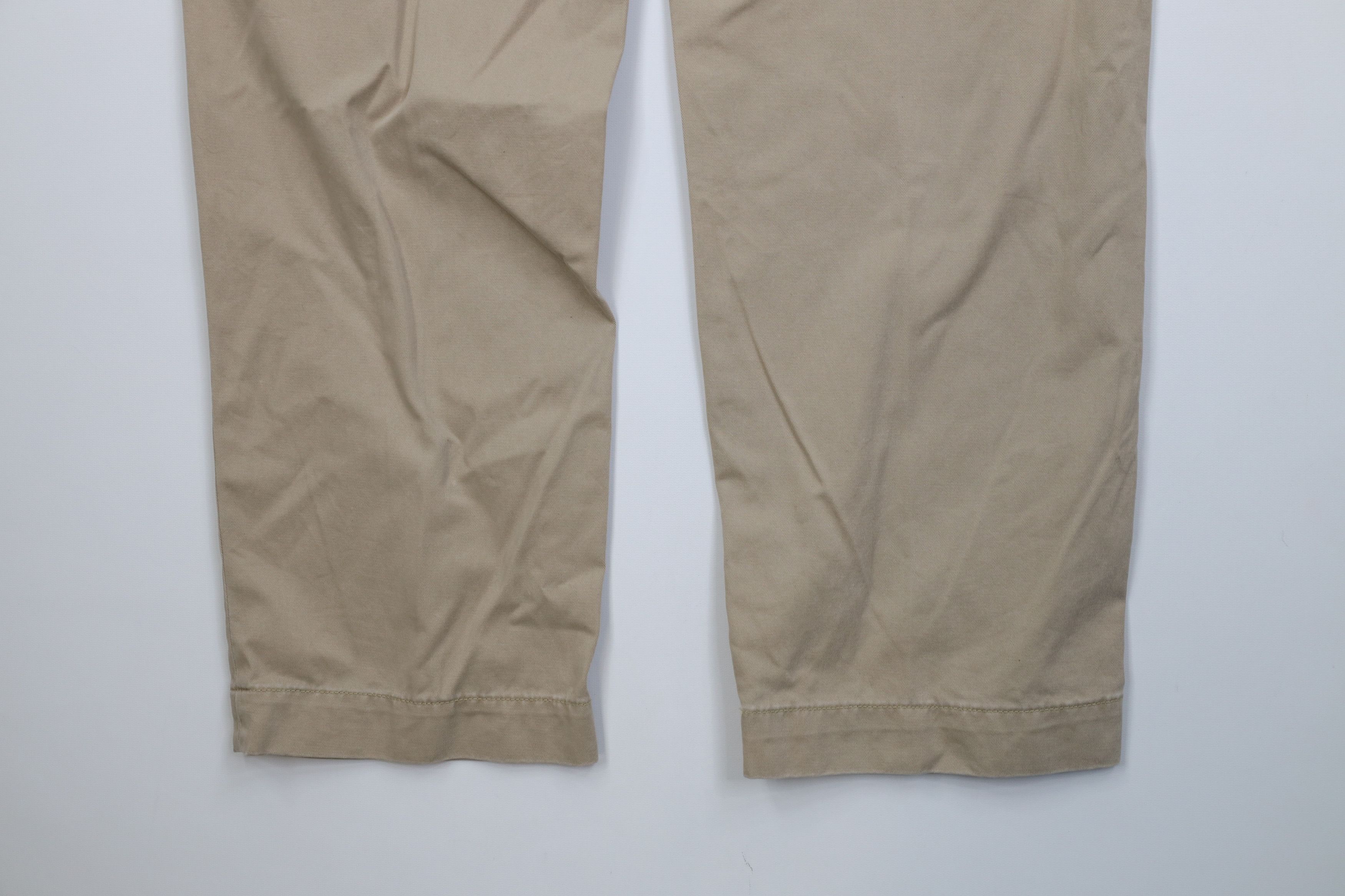 Ralph Lauren Vintage 90s Ralph Lauren Wide Leg Chino Pants Beige Cotton Size US 38 / EU 54 - 15 Thumbnail