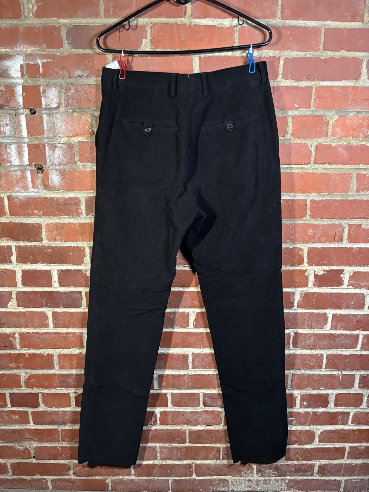 Billy Reid NWT Billy Reid Black Twill Moleskin Pants Sz 31 (33 x 35.5) Size US 31 - 5 Thumbnail