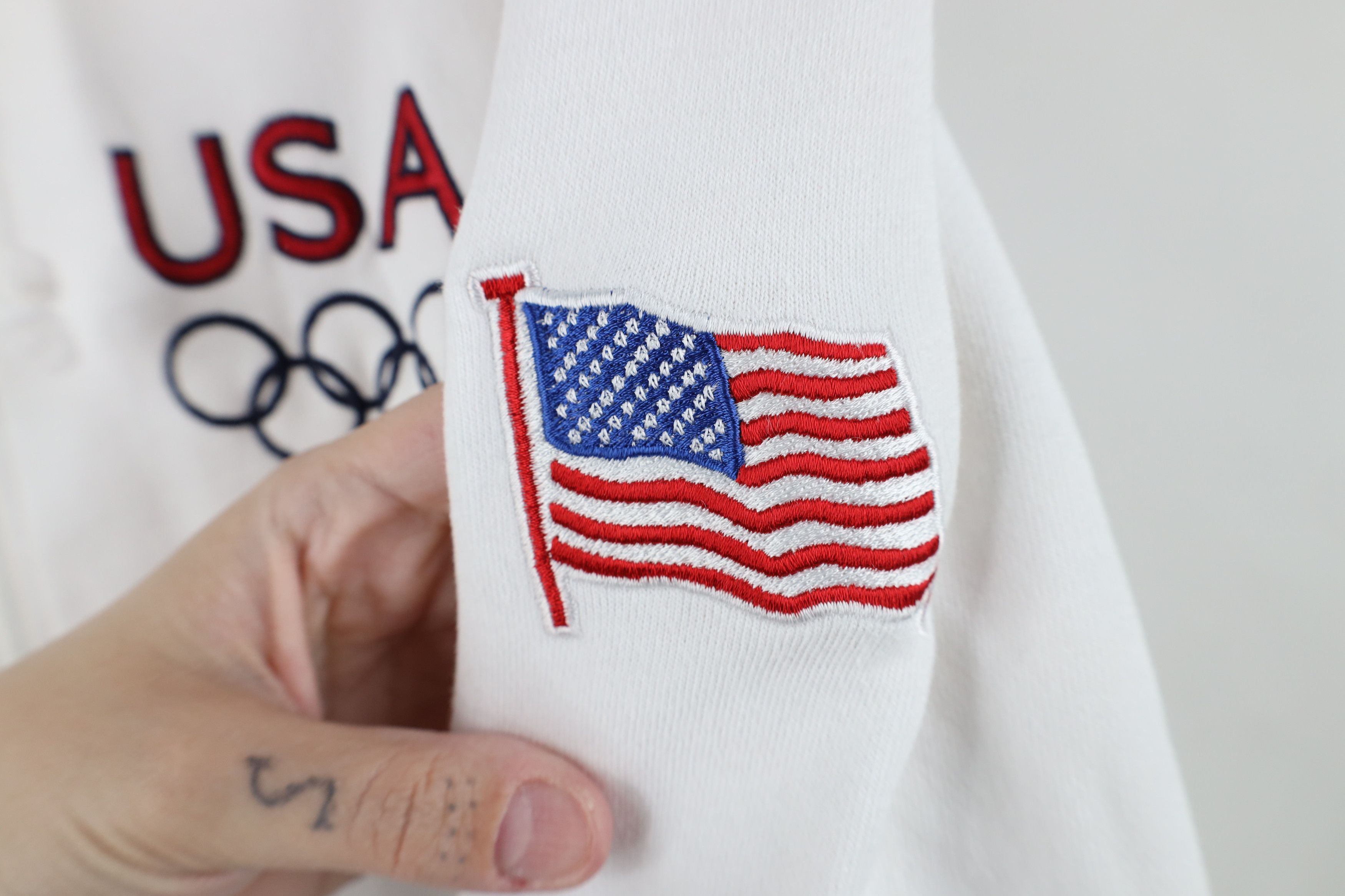 Vintage Vintage Roots Olympics Team USA Full Zip Hoodie Sweatshirt Size XL / US 12-14 / IT 48-50 - 4 Thumbnail