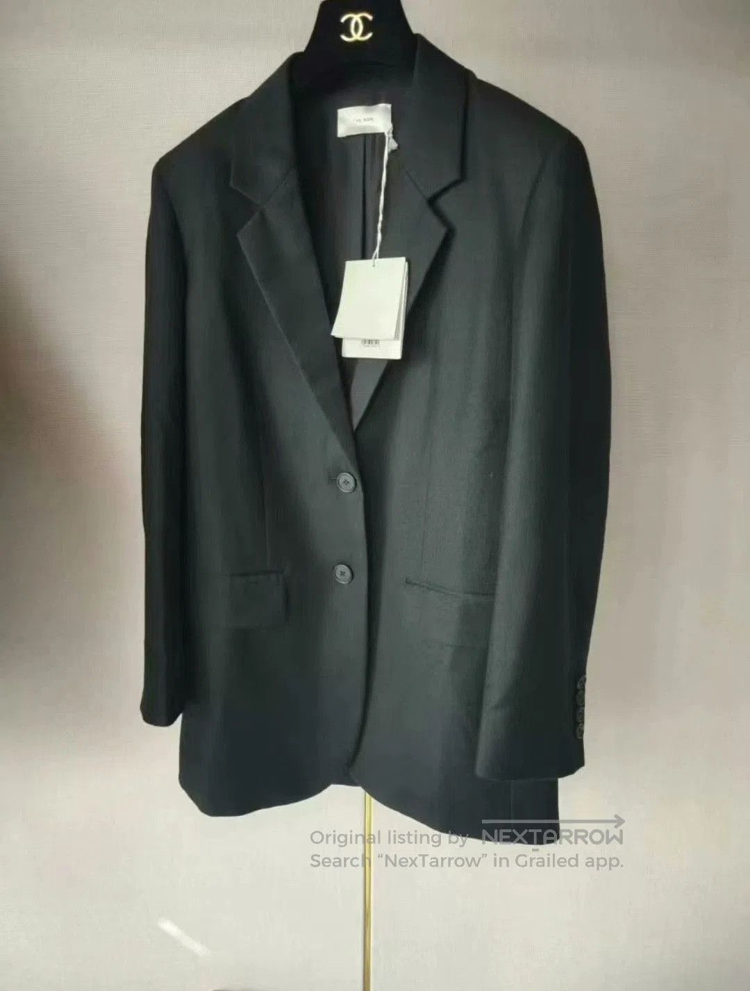 The Row The Row Women's Wool Lapel Button Blazer. Size M / US 6-8 / IT 42-44 - 5 Thumbnail