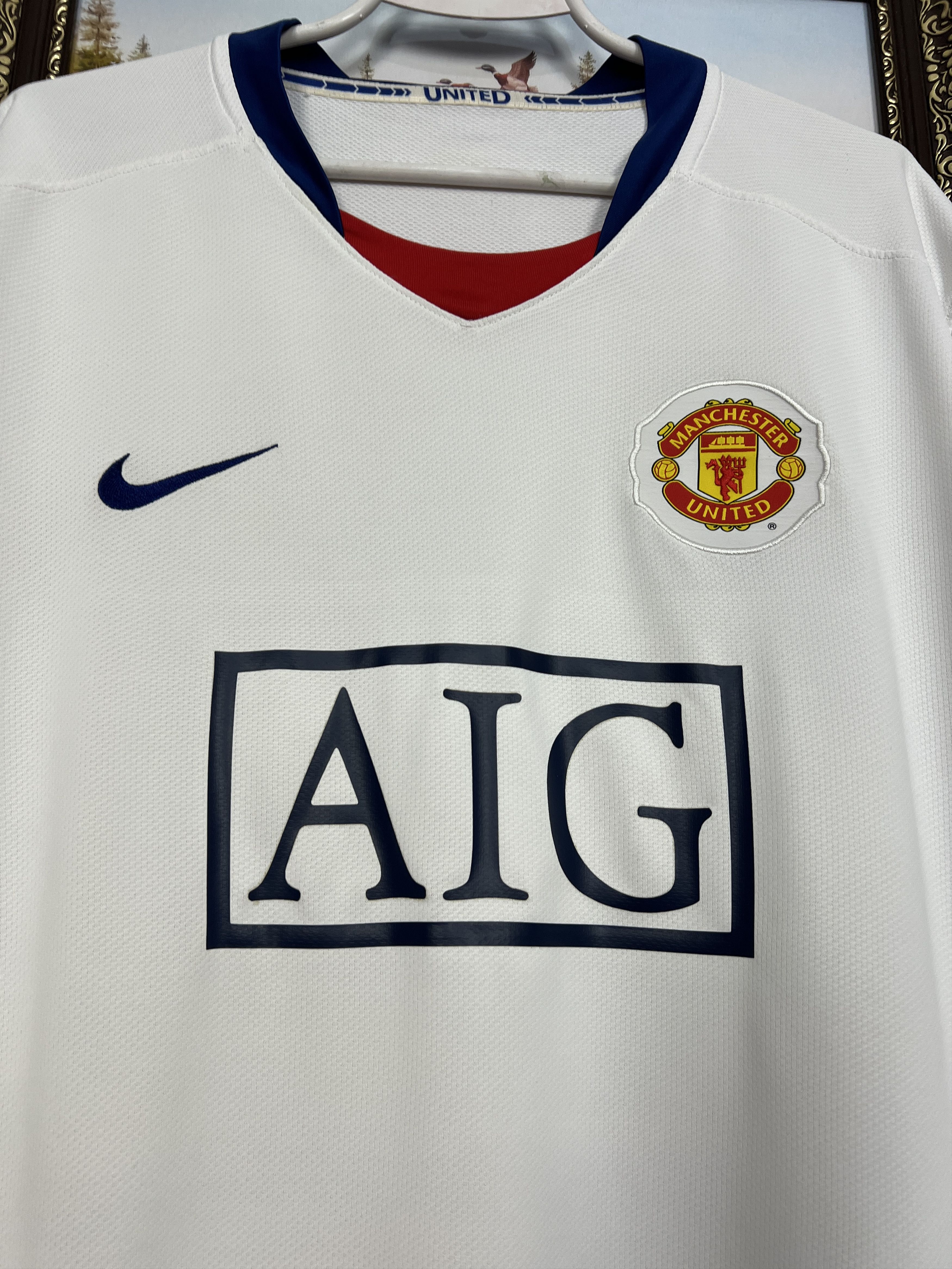 Nike Manchester United Away football shirt Soccer Jersey Trikot Size US XXL / EU 58 / 5 - 3 Thumbnail